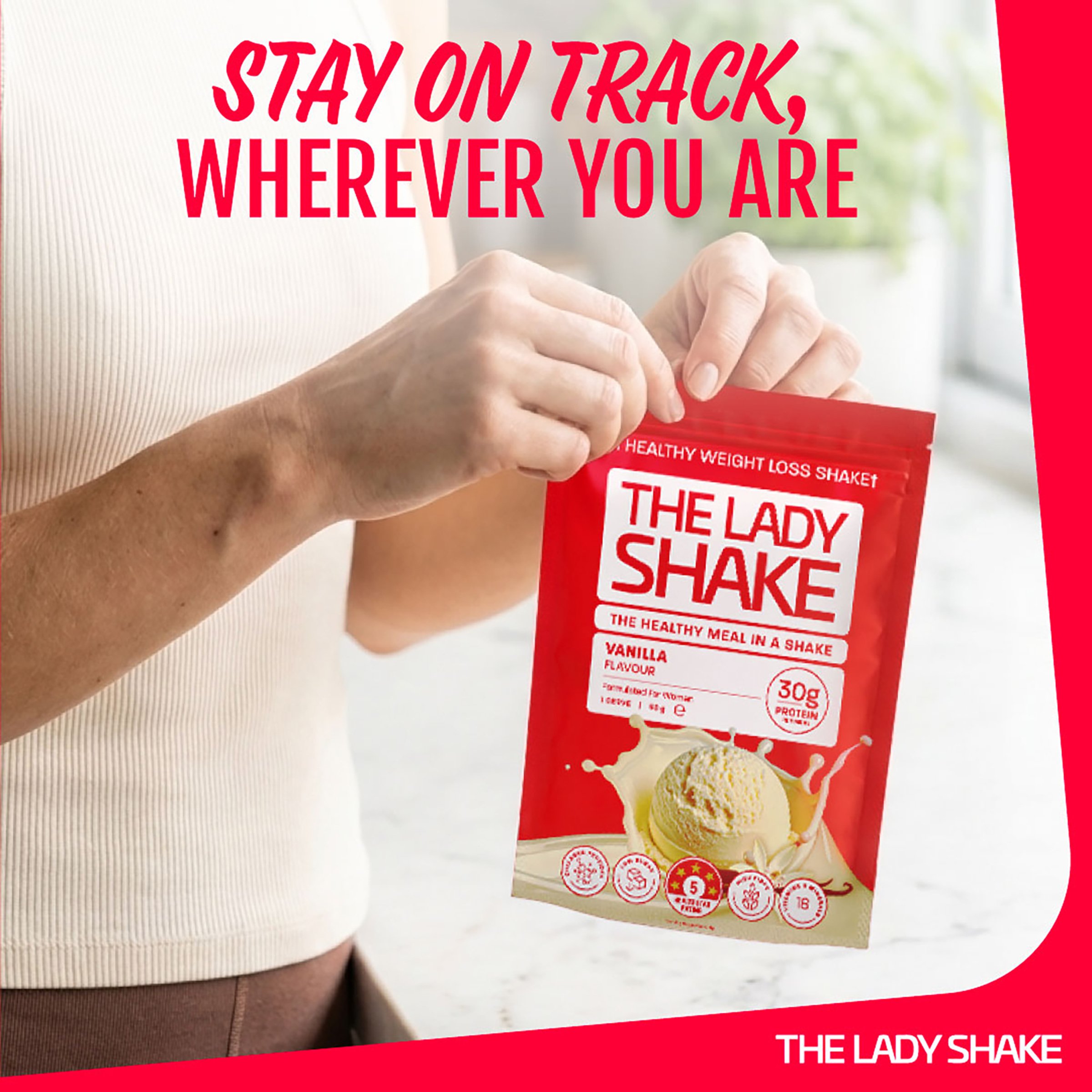 The Lady Shake Meal Replacement Favourites Variety Pack 8 pack - Image 8