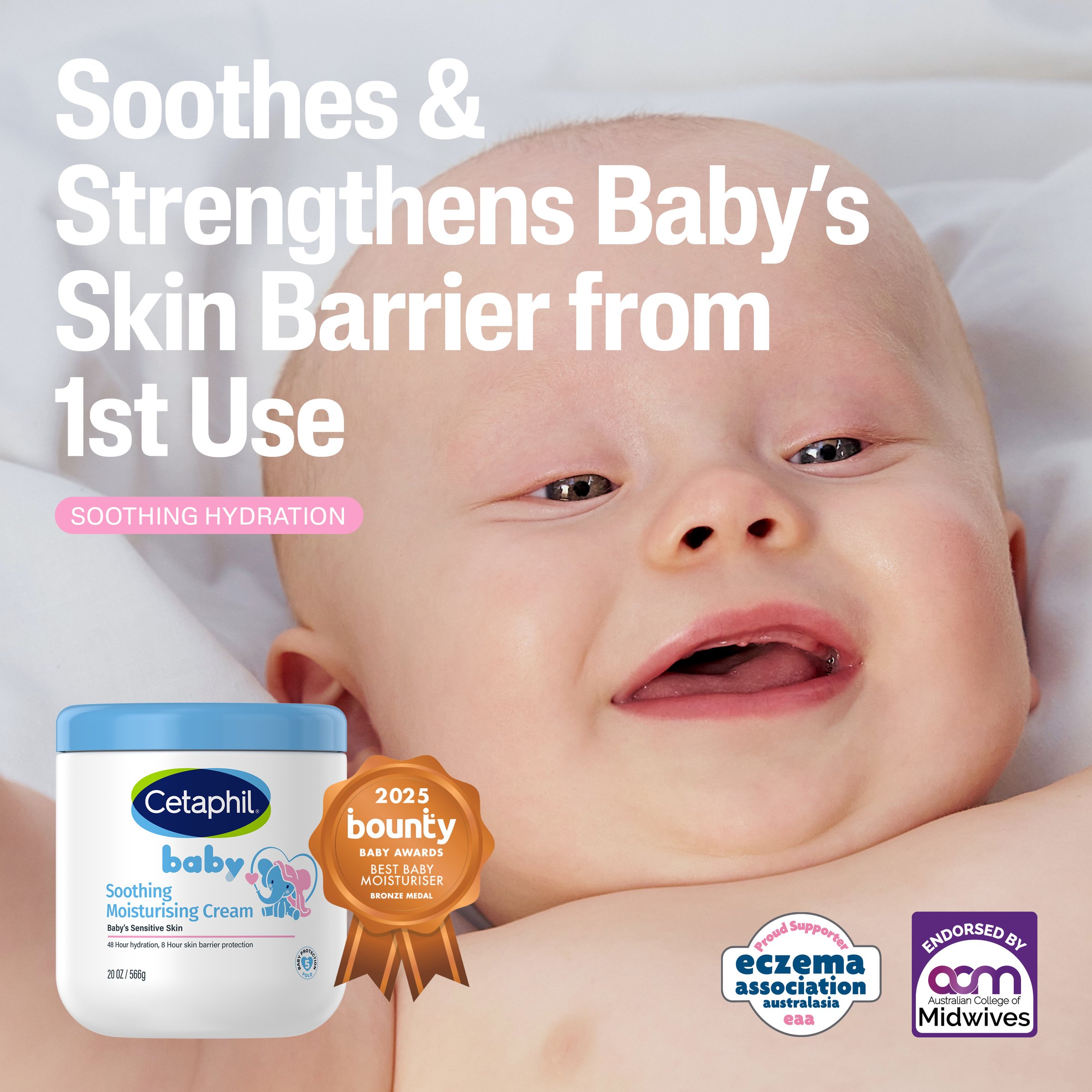 Cetaphil Baby Soothing Moisturising Cream 566g - Image 6