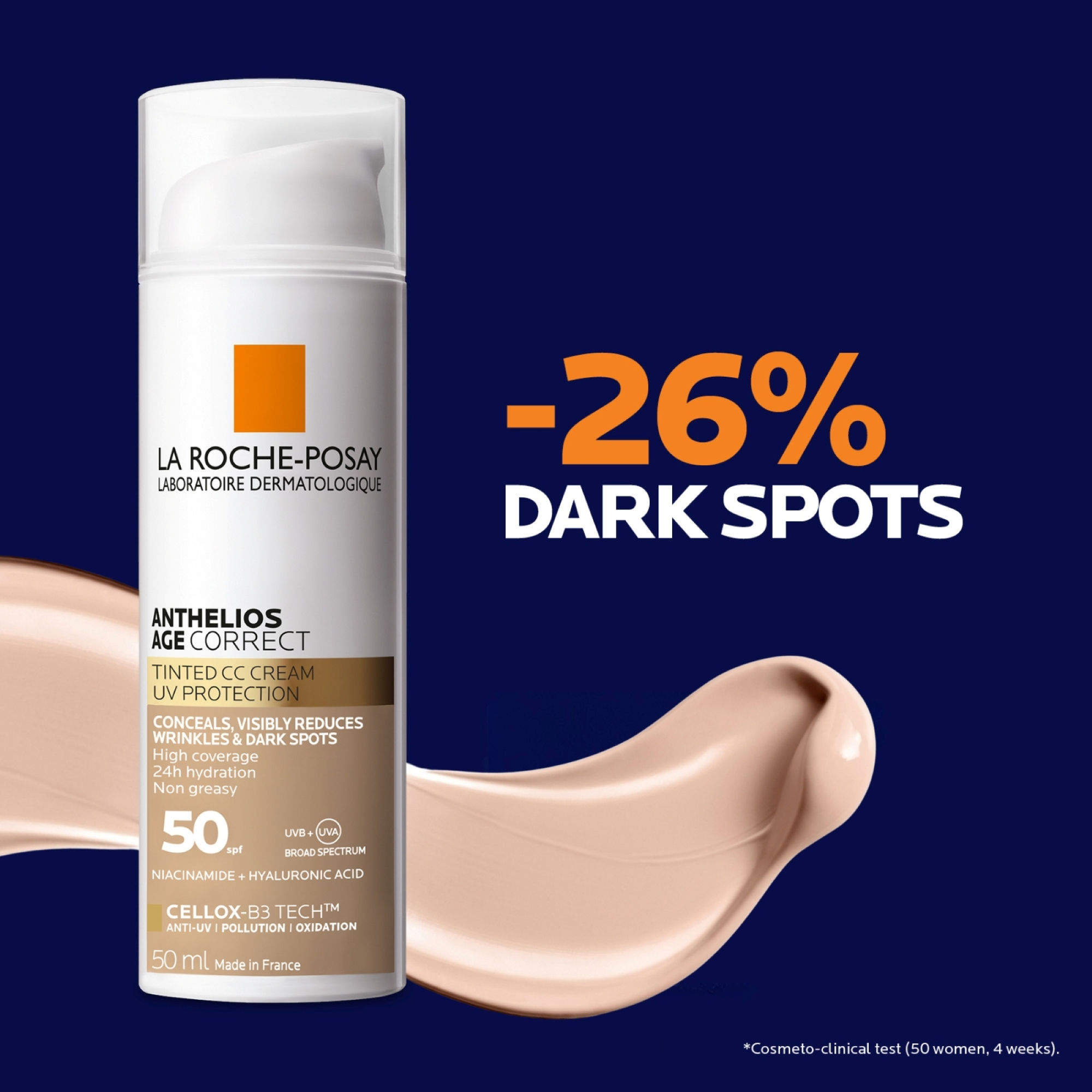 La Roche-Posay Anthelios Age Correct Tinted SPF50+ 50ml - Image 5