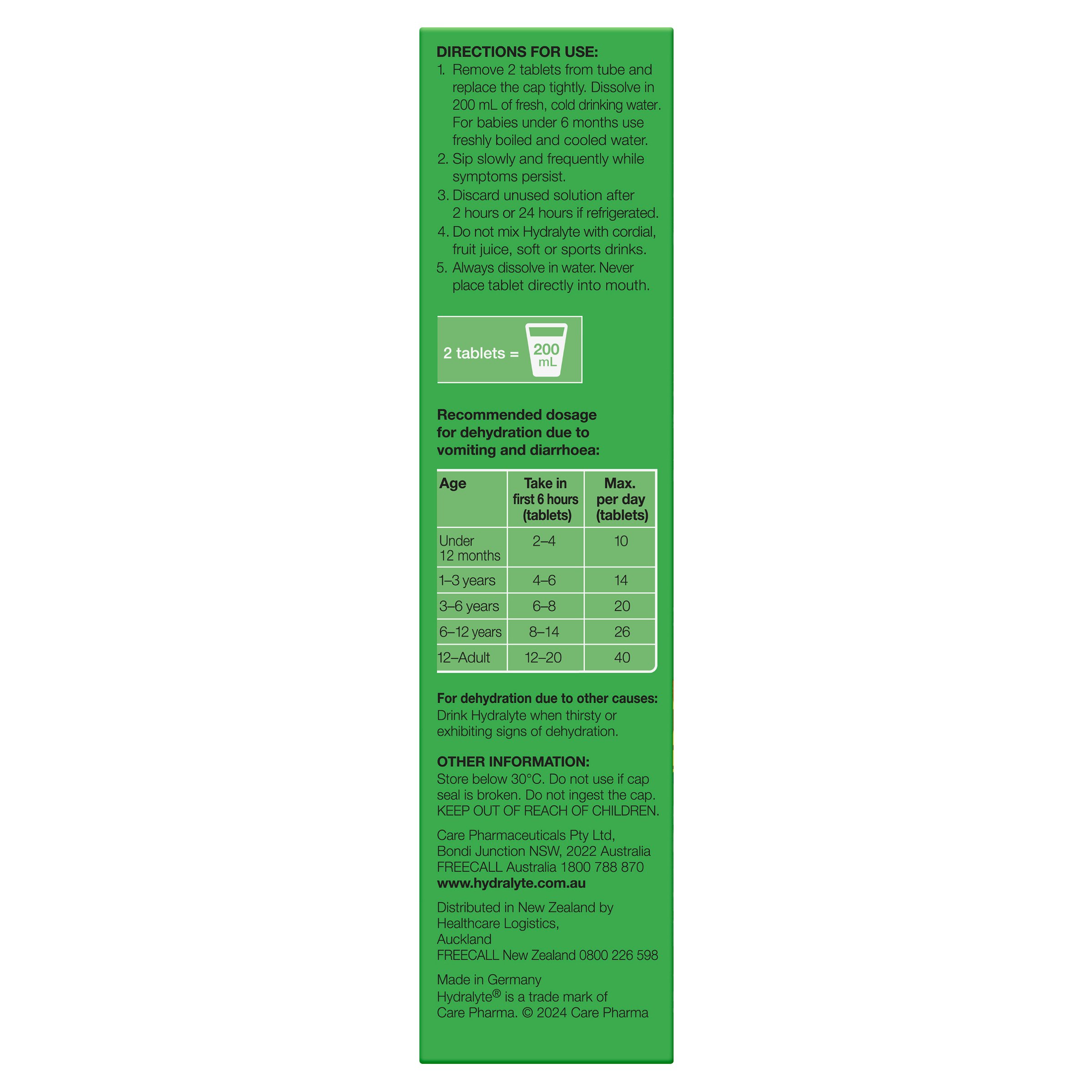Hydralyte Effervescent Pineapple Breeze 20 tablets - Image 3