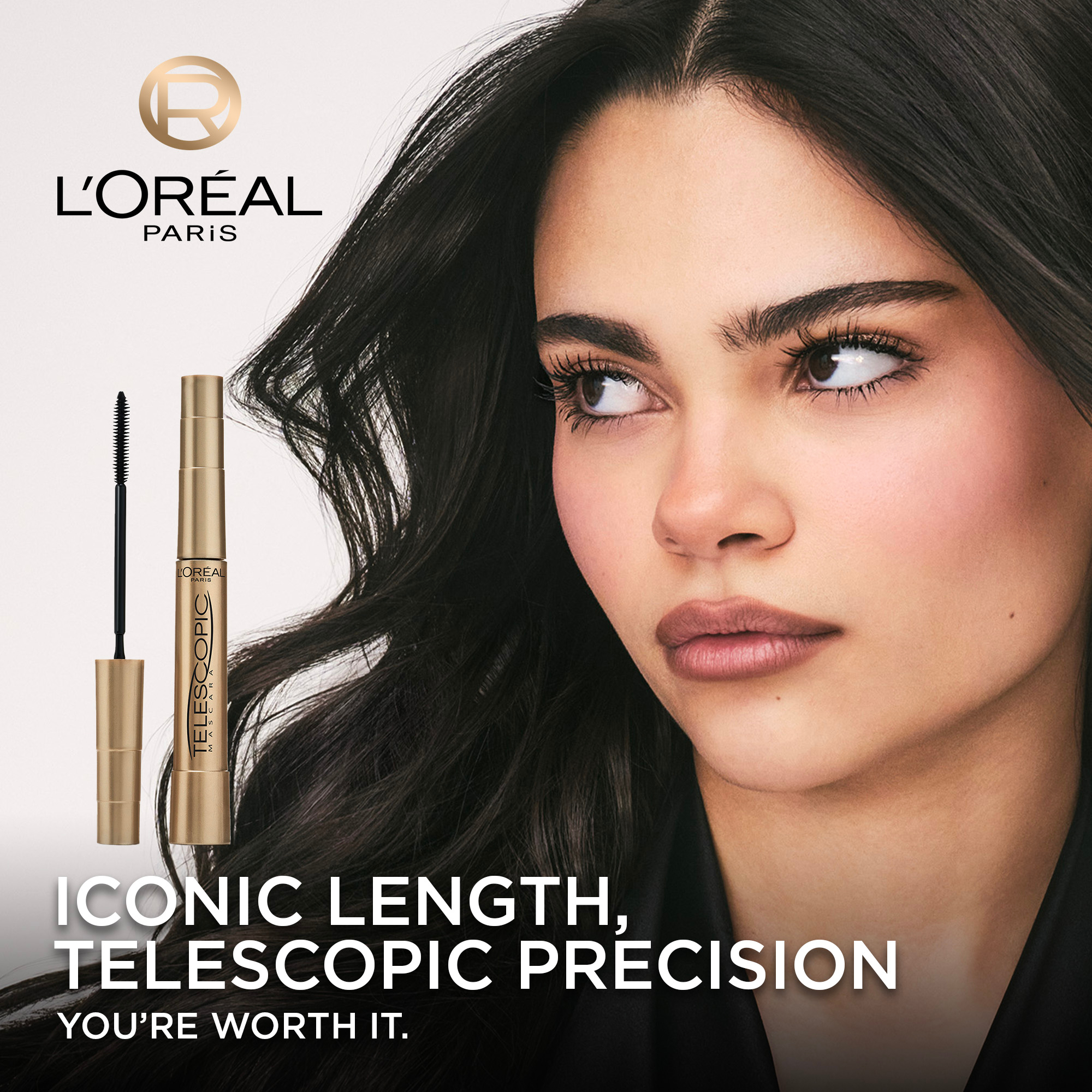 L'Oreal Paris Telescopic Mascara Black Uc 1 each - Image 4