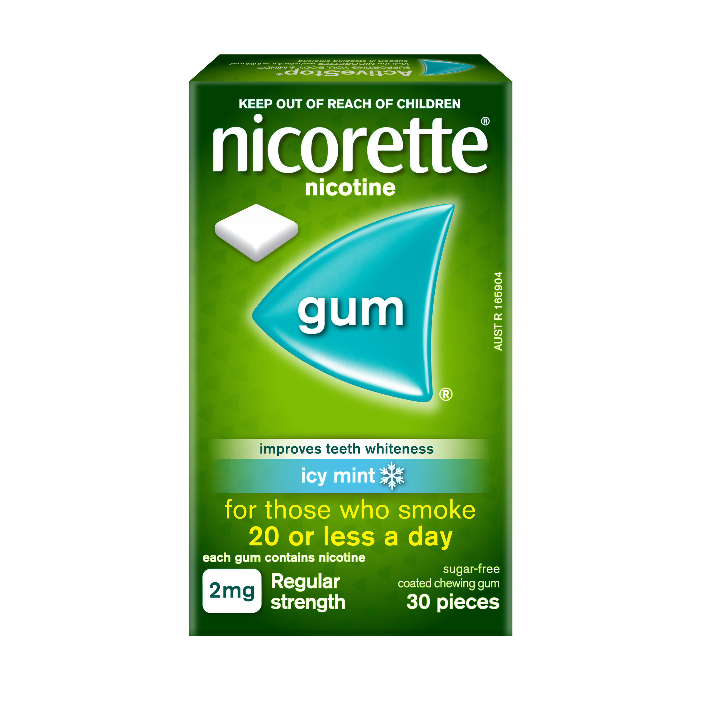 Nicorette Gum Icy Mint 2mg - 30 pack - Image 1