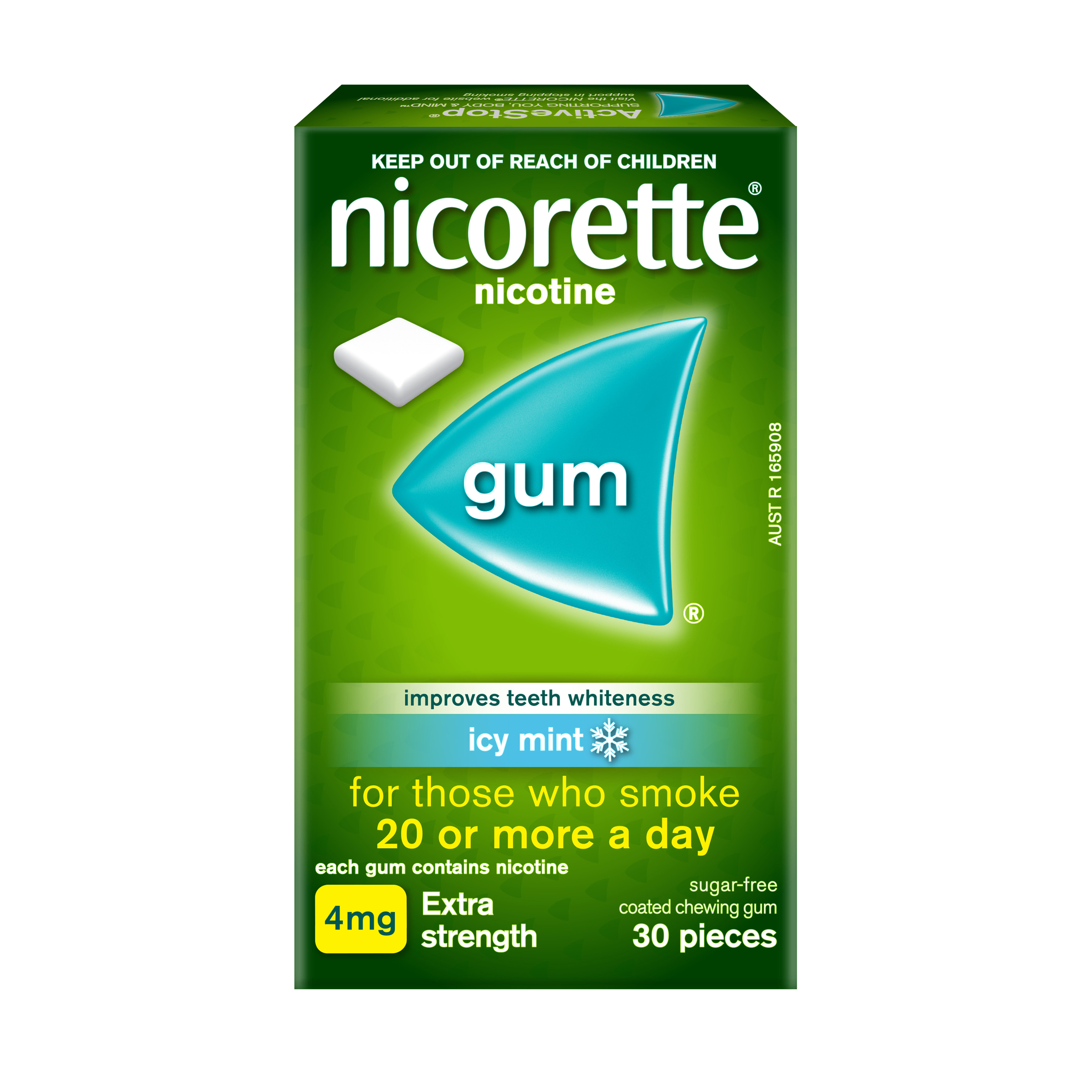 Nicorette Gum Icy Mint 4mg - 30 pack - Image 3