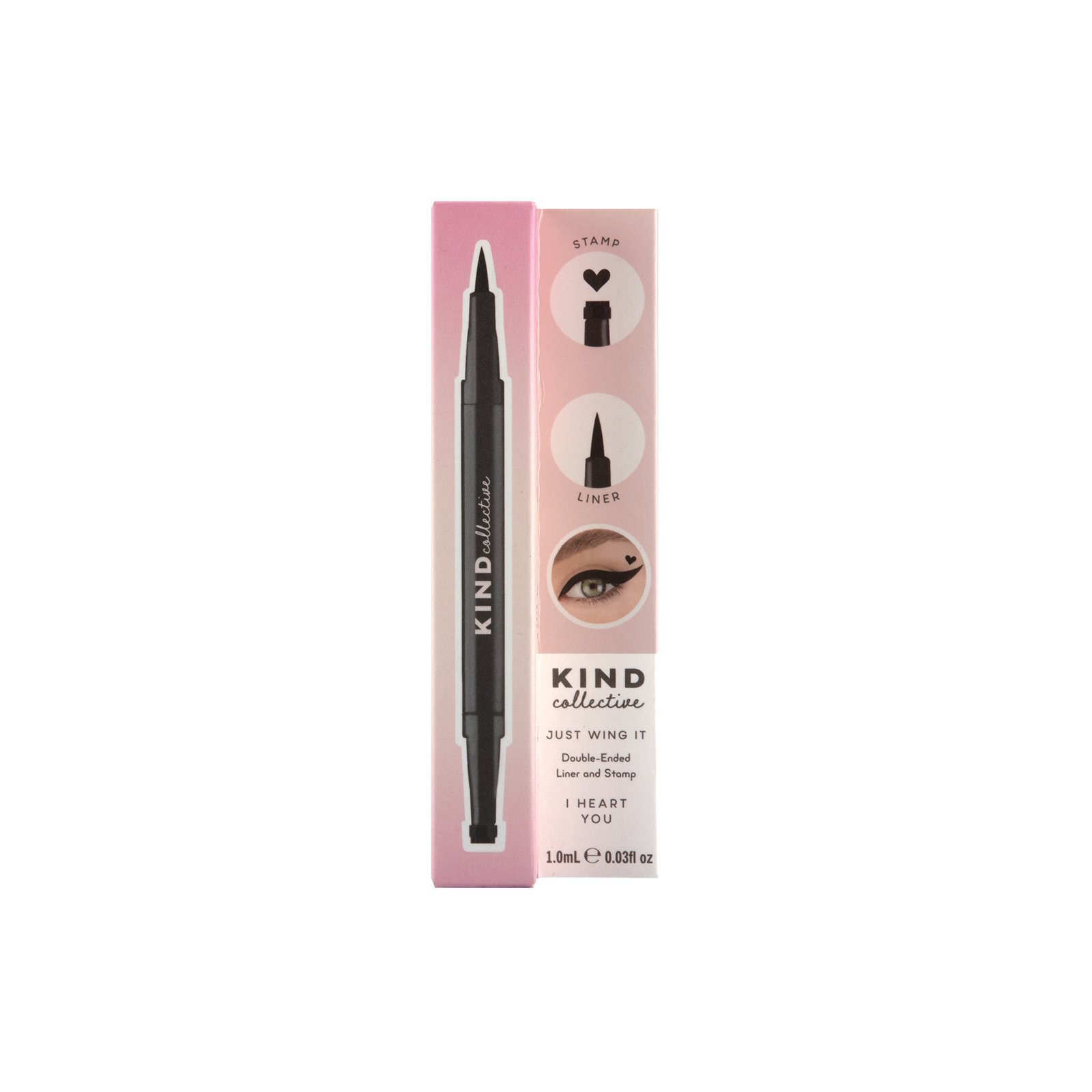 Kind Collective Just Wing It Eye Liner Stamp Duo Heart 14g