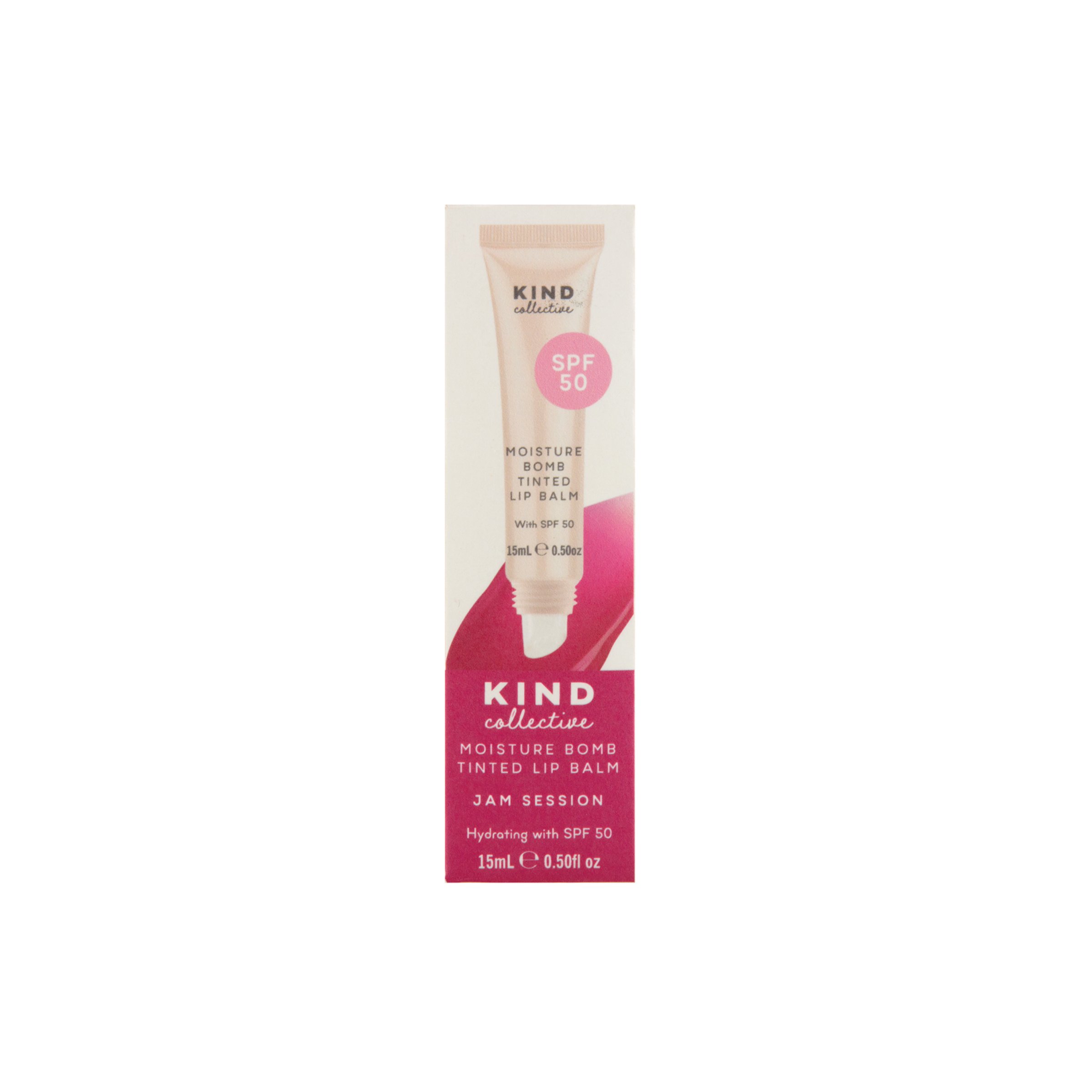 Kind Collective Moisture Bomb Tinted Lip Balm SPF50 - Jam Session 18g