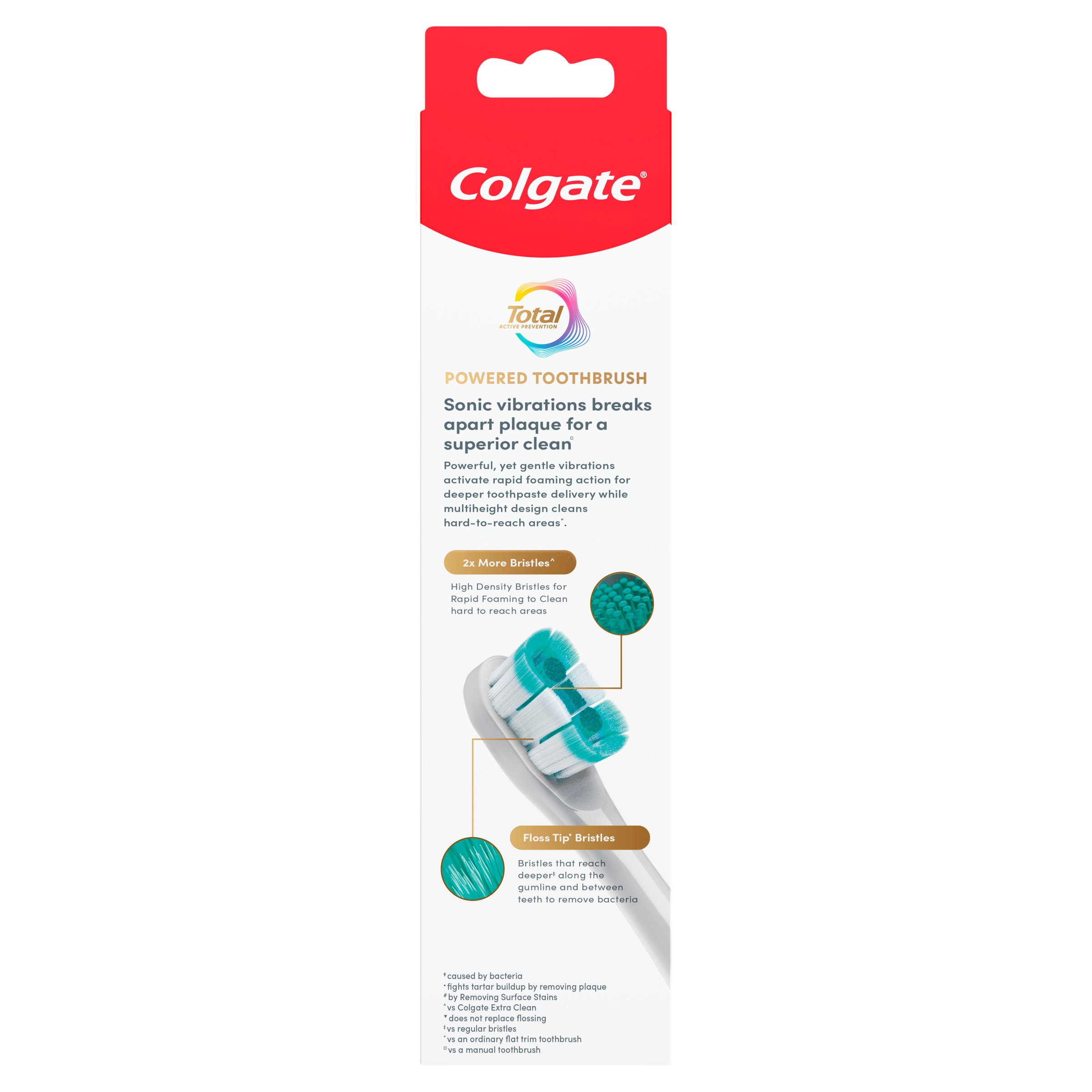 Colgate Total Battery Toothbrush Handle 1 pack - Image 2