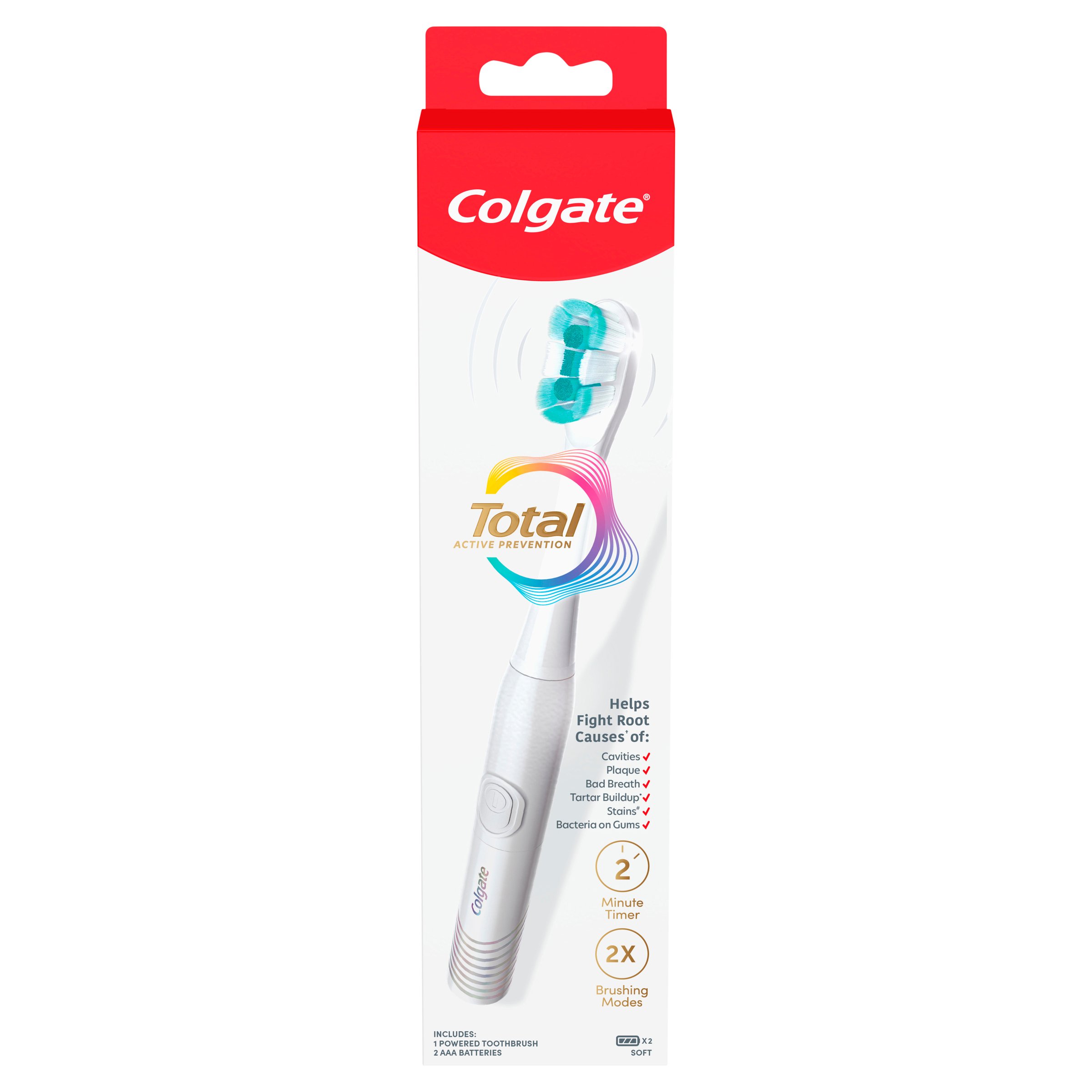 Colgate Total Battery Toothbrush Handle 1 pack - Image 1