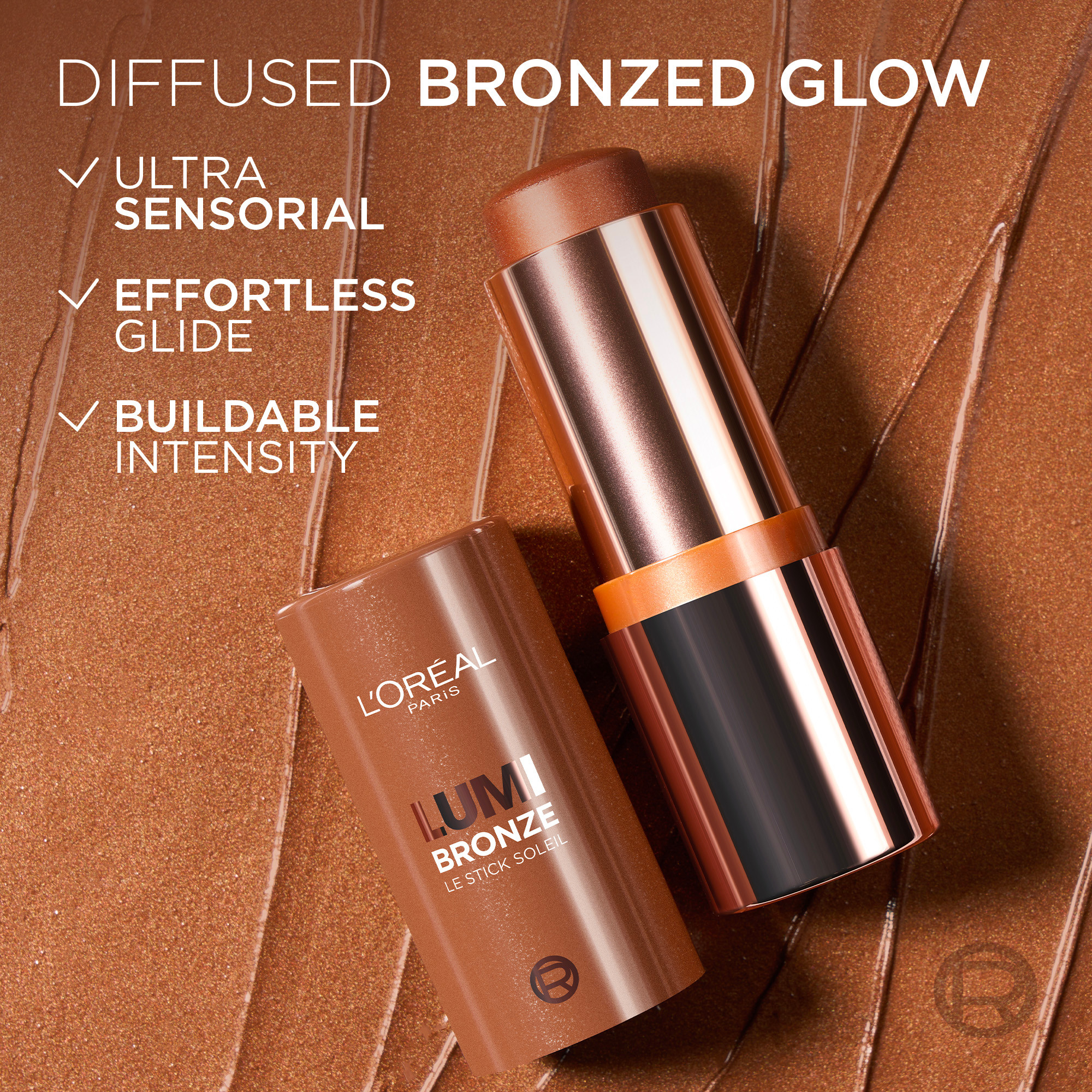 L'Oreal Paris Lumi Le Bronzer Stick Soleil Stick 110 Toasted Sunlight 1 each - Image 6