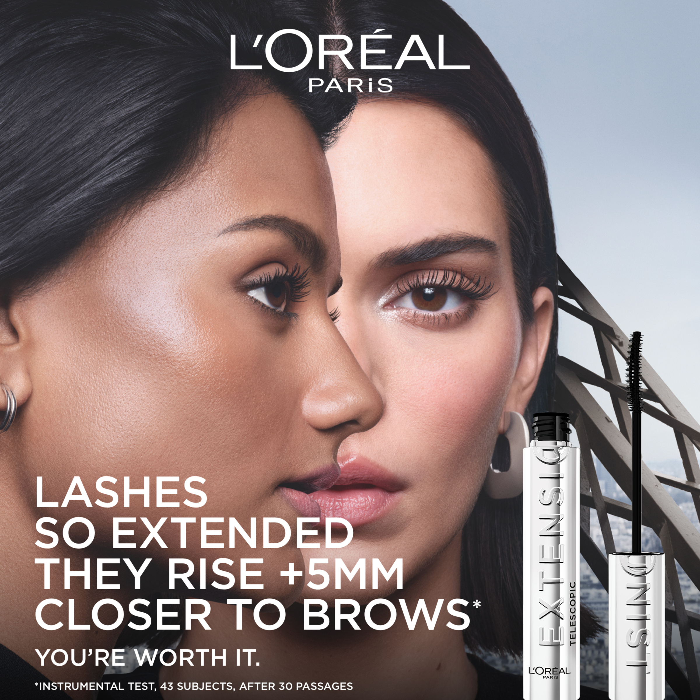 L'Oreal Paris Telescopic Extensionist Mascara Black 1 each - Image 4