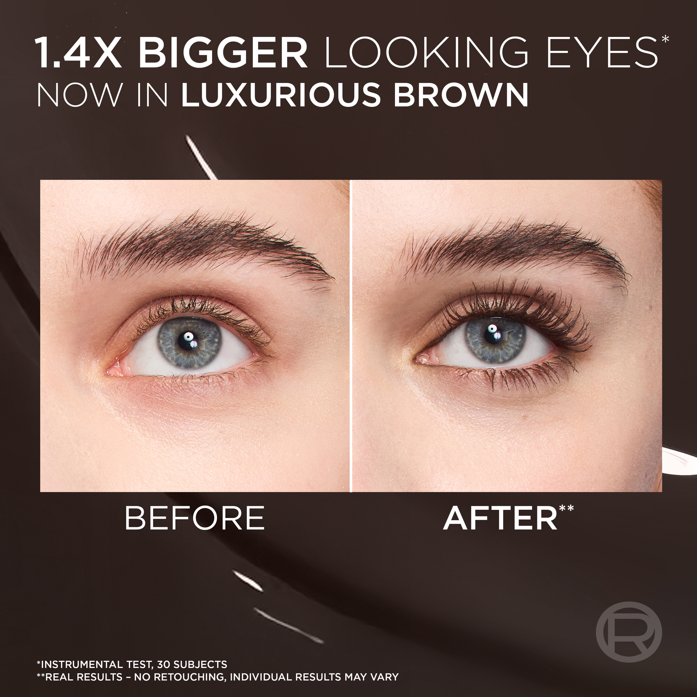 L'Oreal Paris Volume Million Lashes Panorama Chromatic Mascara Brun Leather 1 each - Image 5