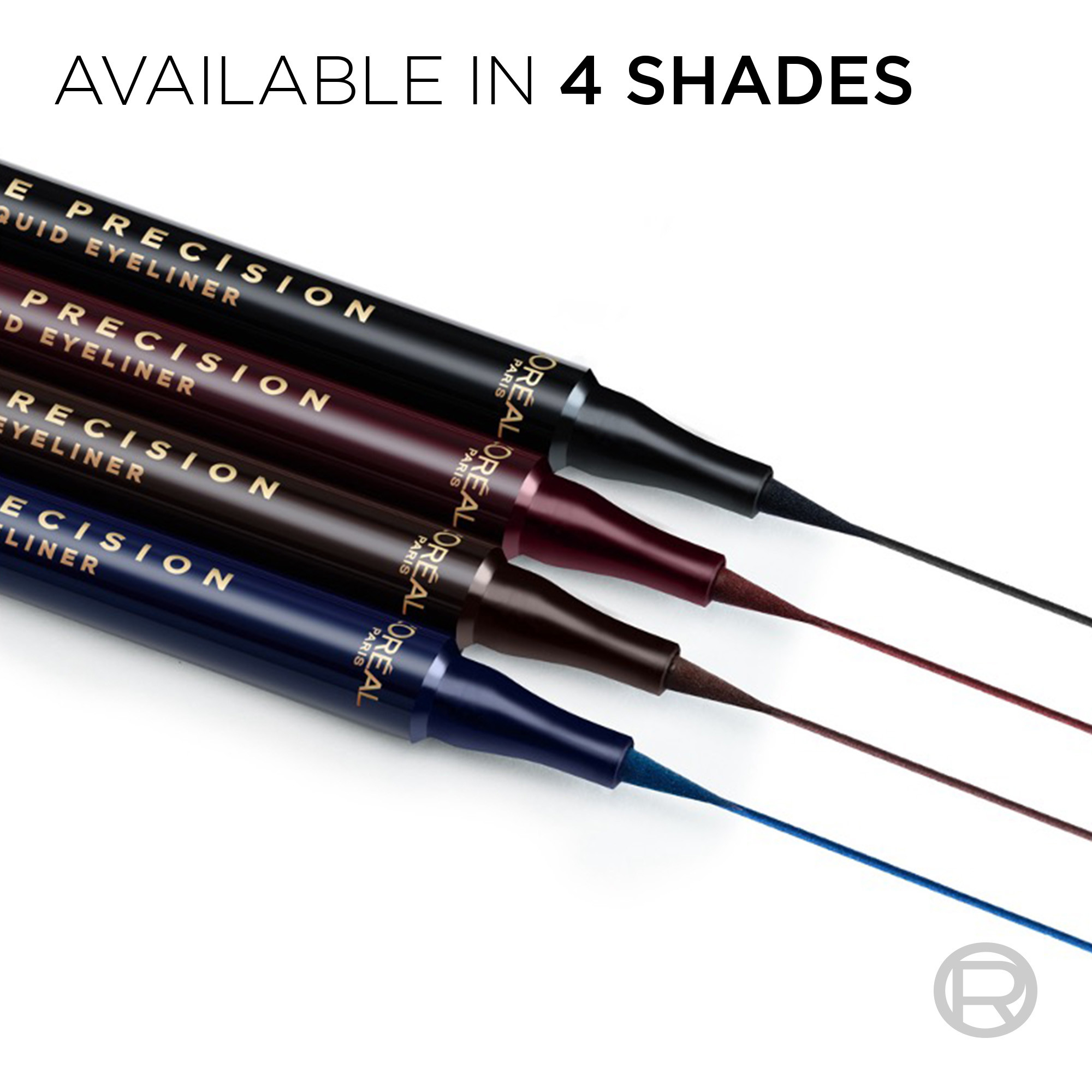 L'Oreal Paris Haute Precision Felt-Tip Eyeliner Noir Silk 1 each - Image 2