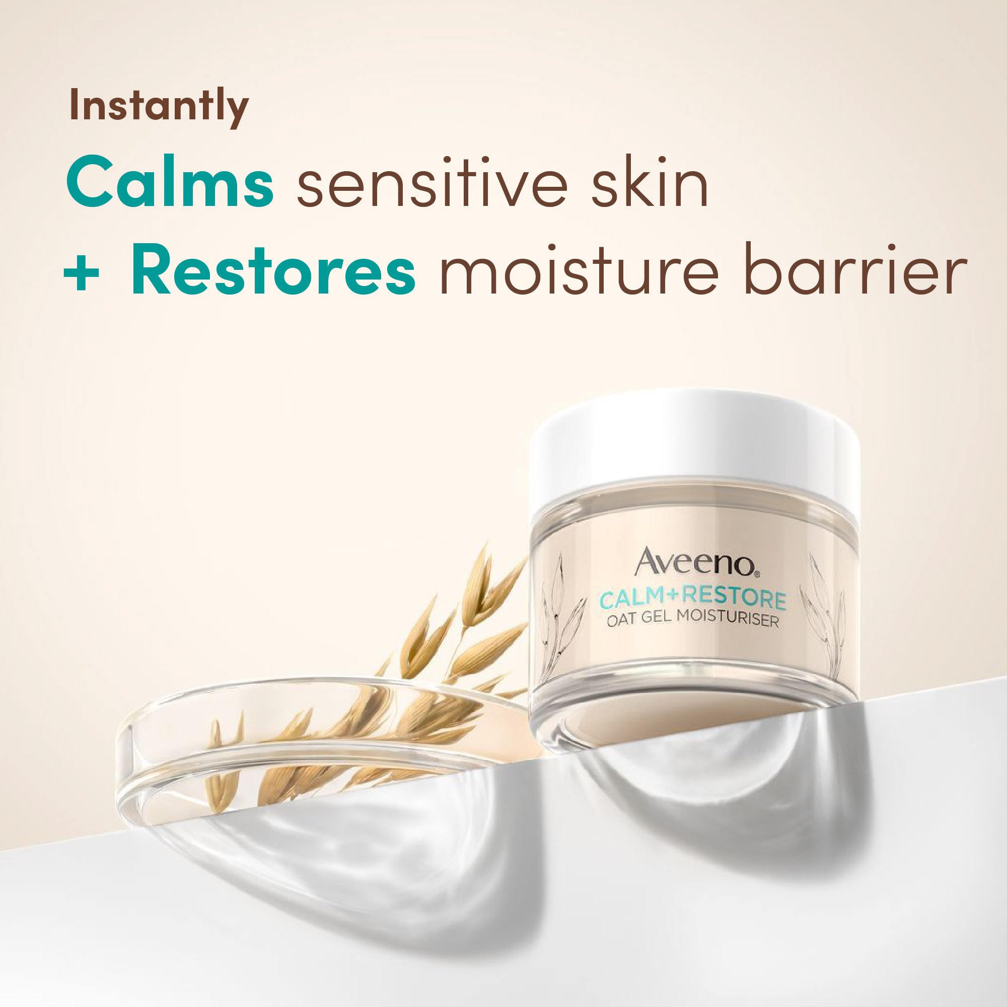 Aveeno Face Calm + Restore Sensitive Skin Triple Oat Serum 30ml - Image 5