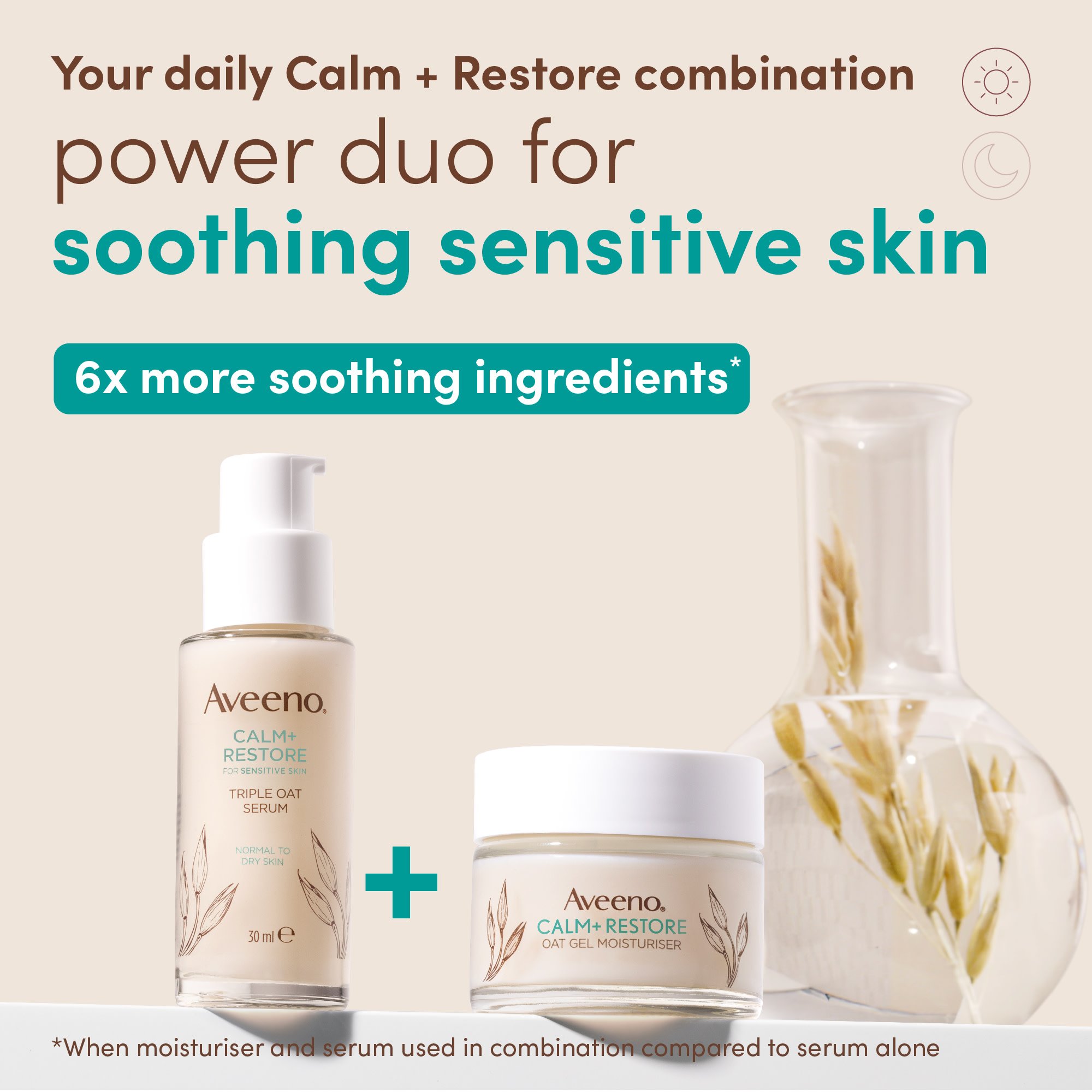 Aveeno Face Calm + Restore Sensitive Skin Nourishing Oat Cleanser 200ml - Image 5