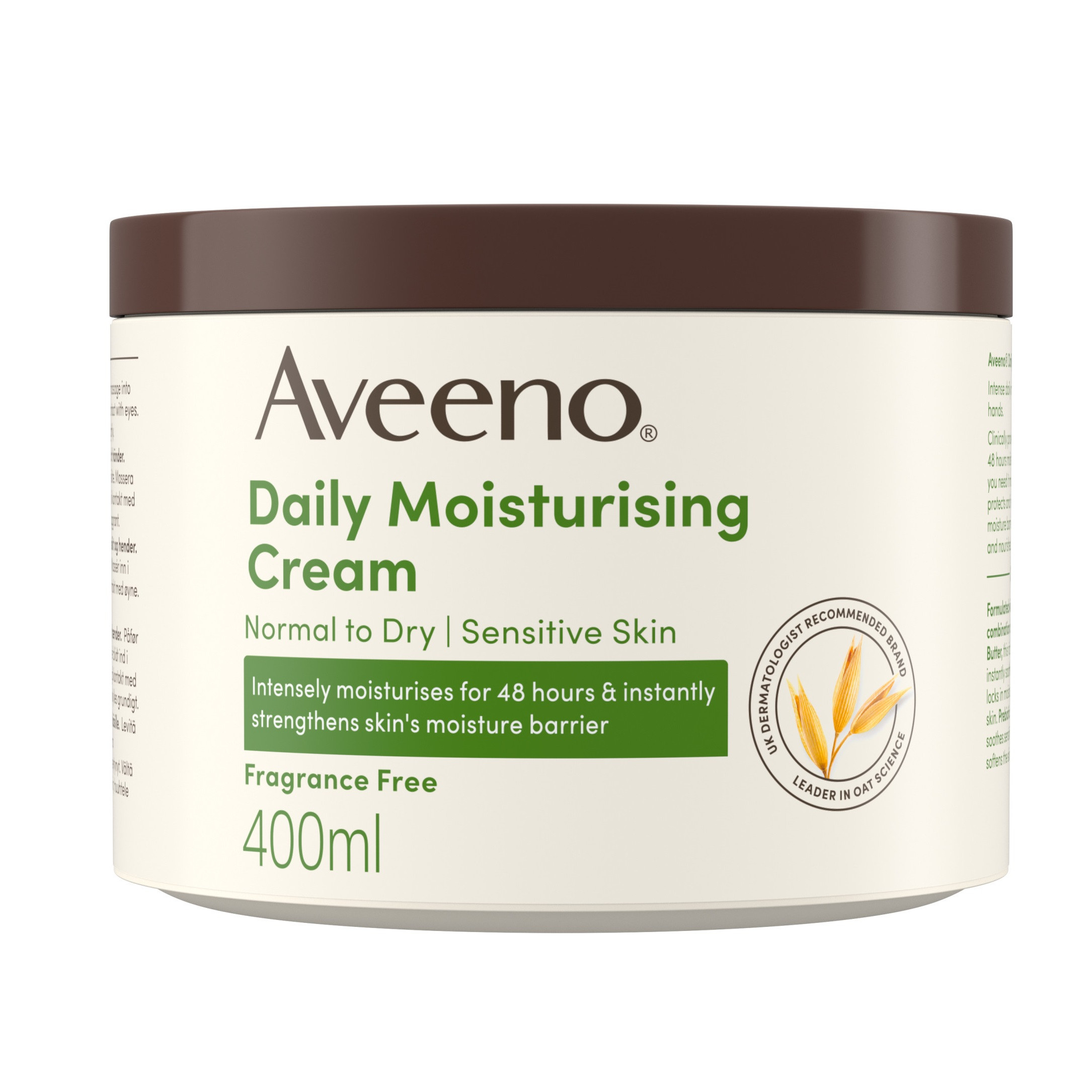 Aveeno Daily Moisturizing Cream 400ml - Image 1
