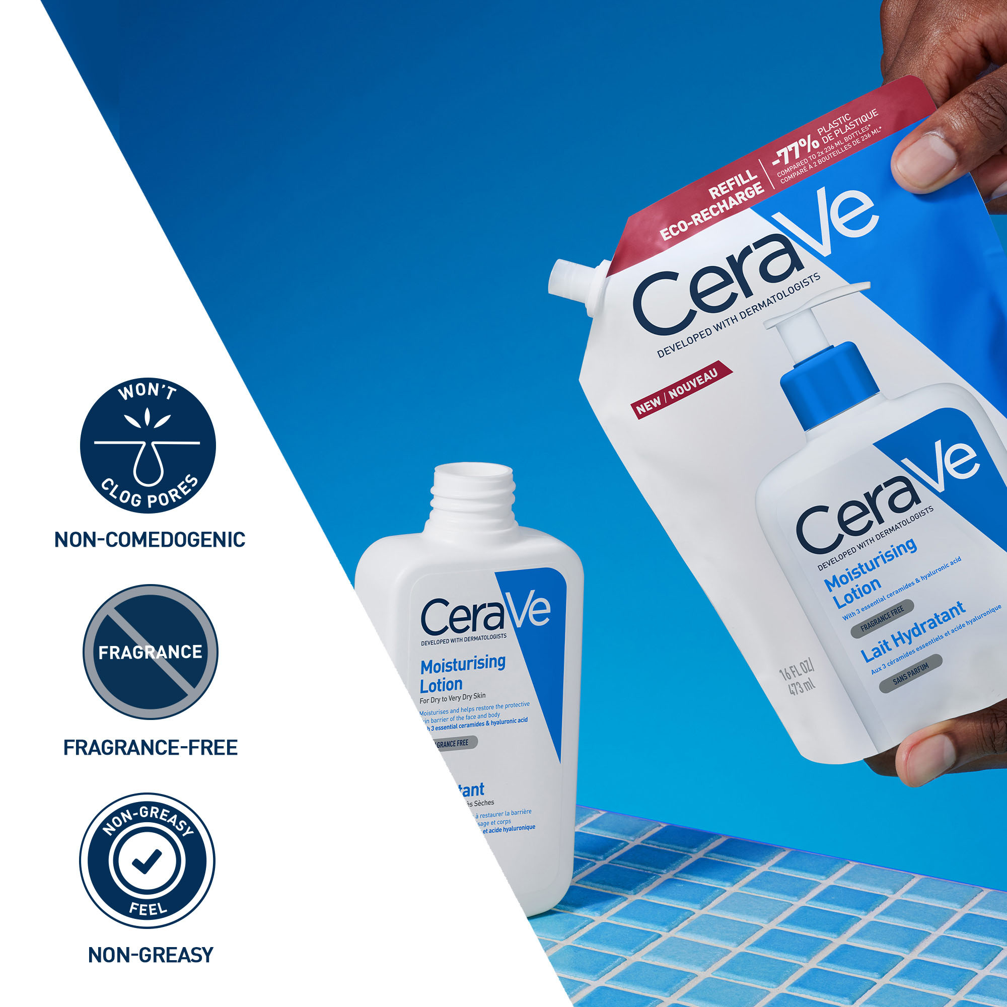 Cerave Moisturising Lotion Eco-Recharge Refill 473ml - Image 7