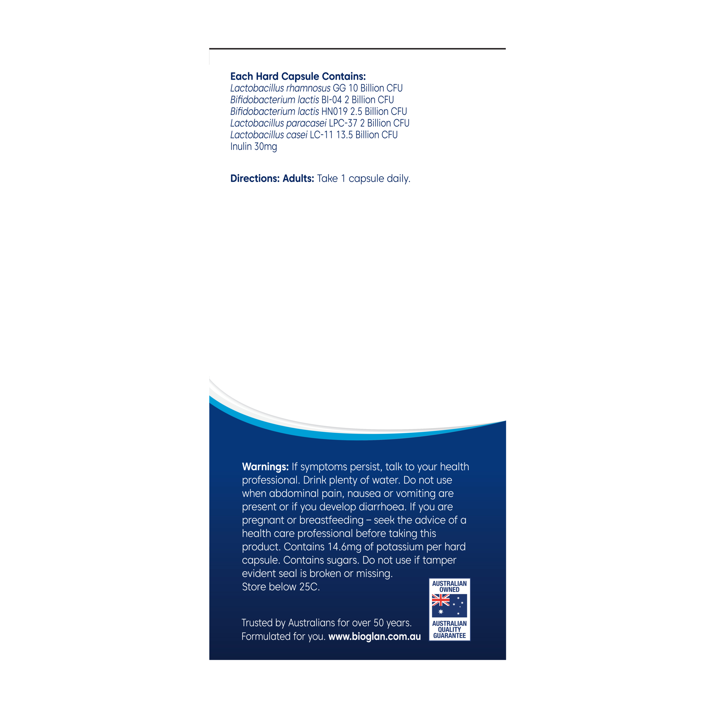 Bioglan Platinum Probiotics 120 capsules - Image 2