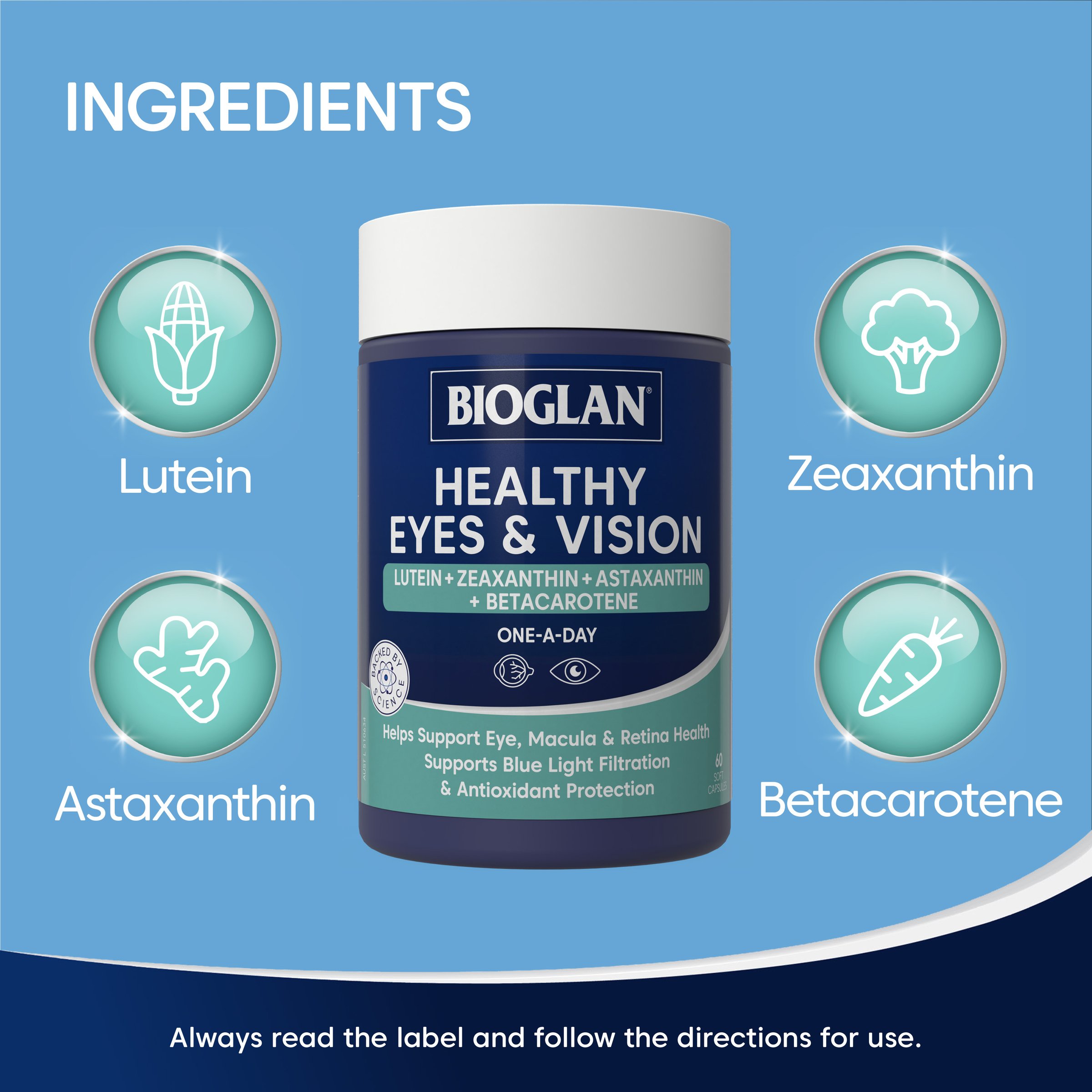 Bioglan Healthy Eyes & Vision 60 capsules - Image 5