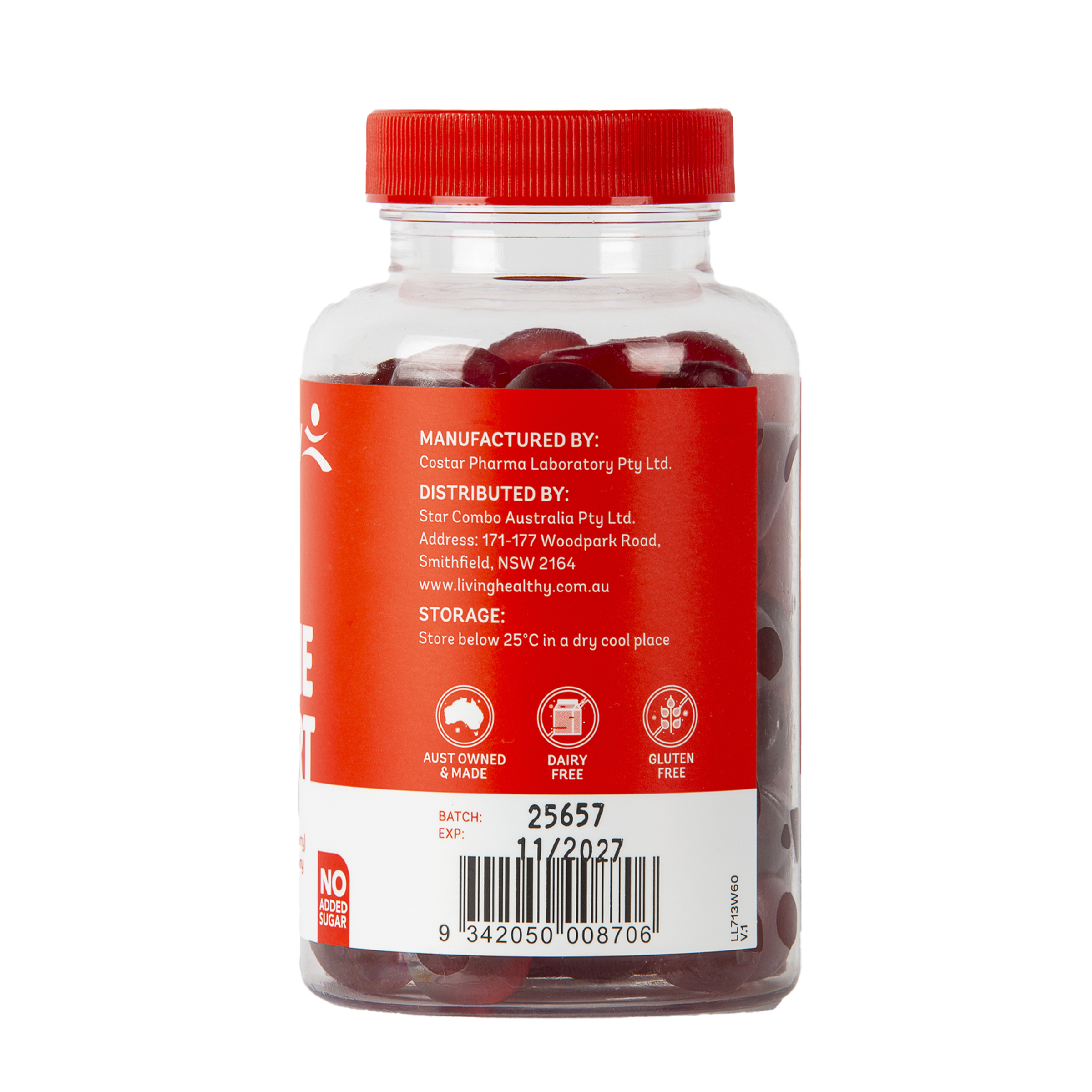 Living Healthy Gummies Immune Support 60 pastilles - Image 2