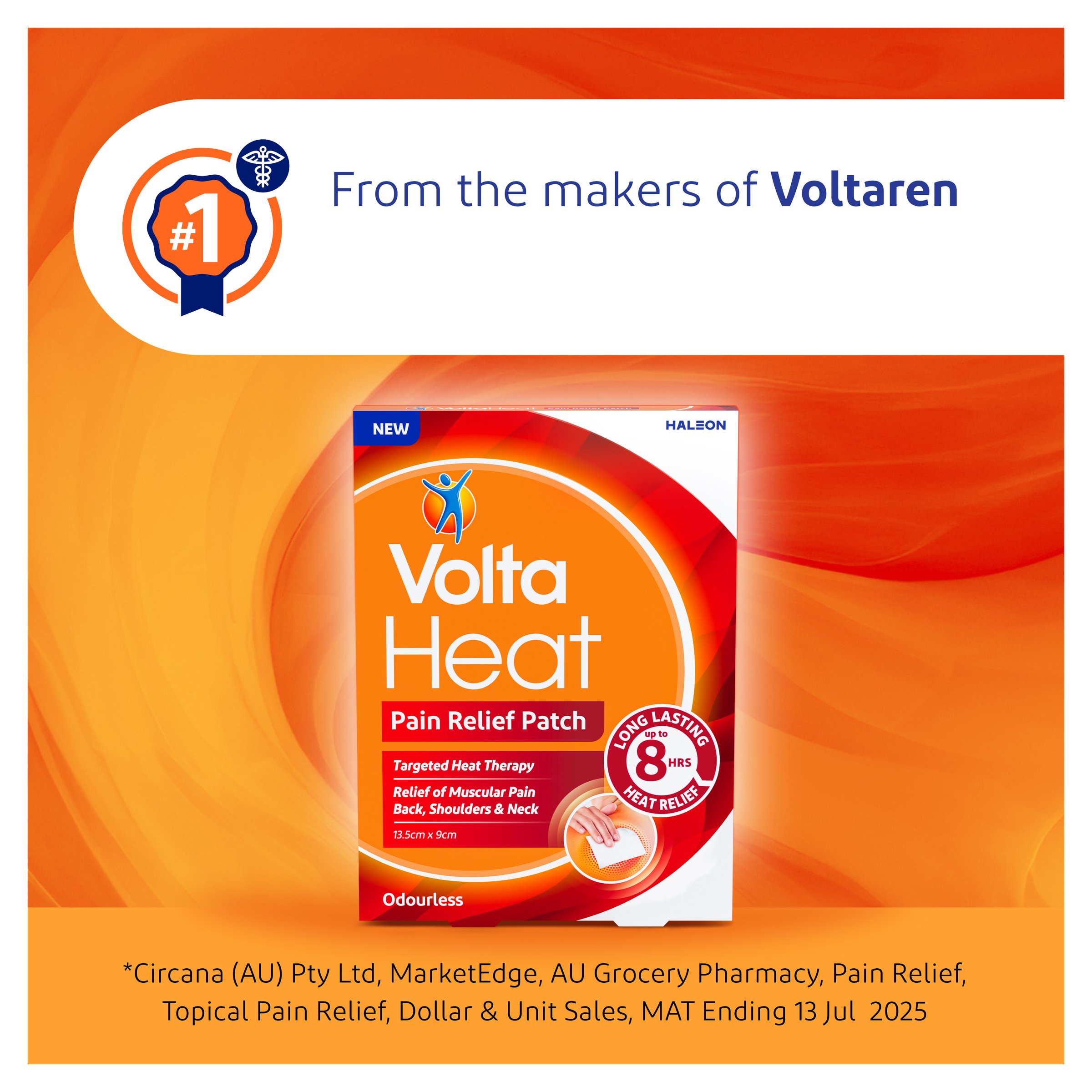 Voltaren Voltaheat Patch Pain Relief Patch 2 pack - Image 3