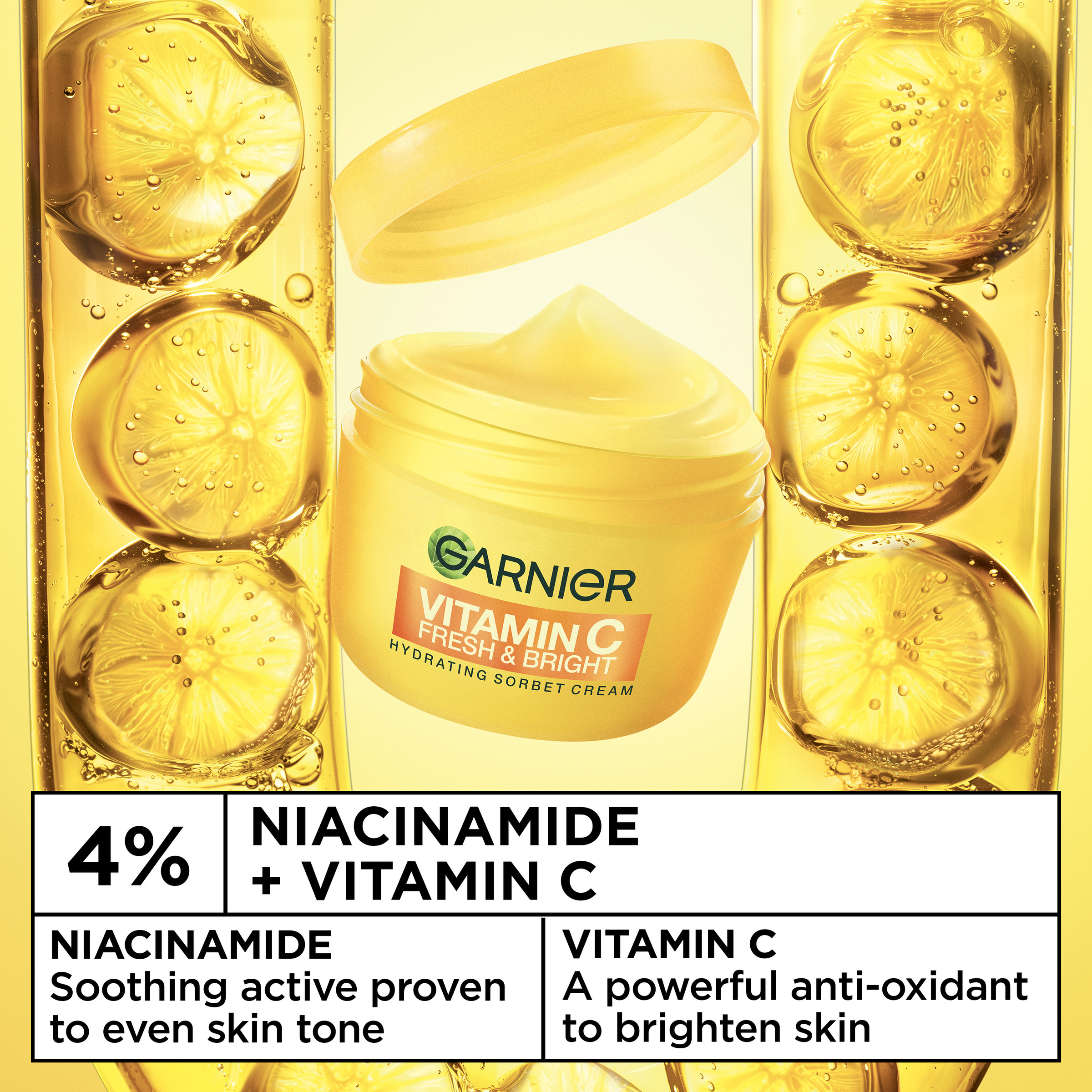 Garnier Vitamin C Sorbet Cream 100g - Image 3