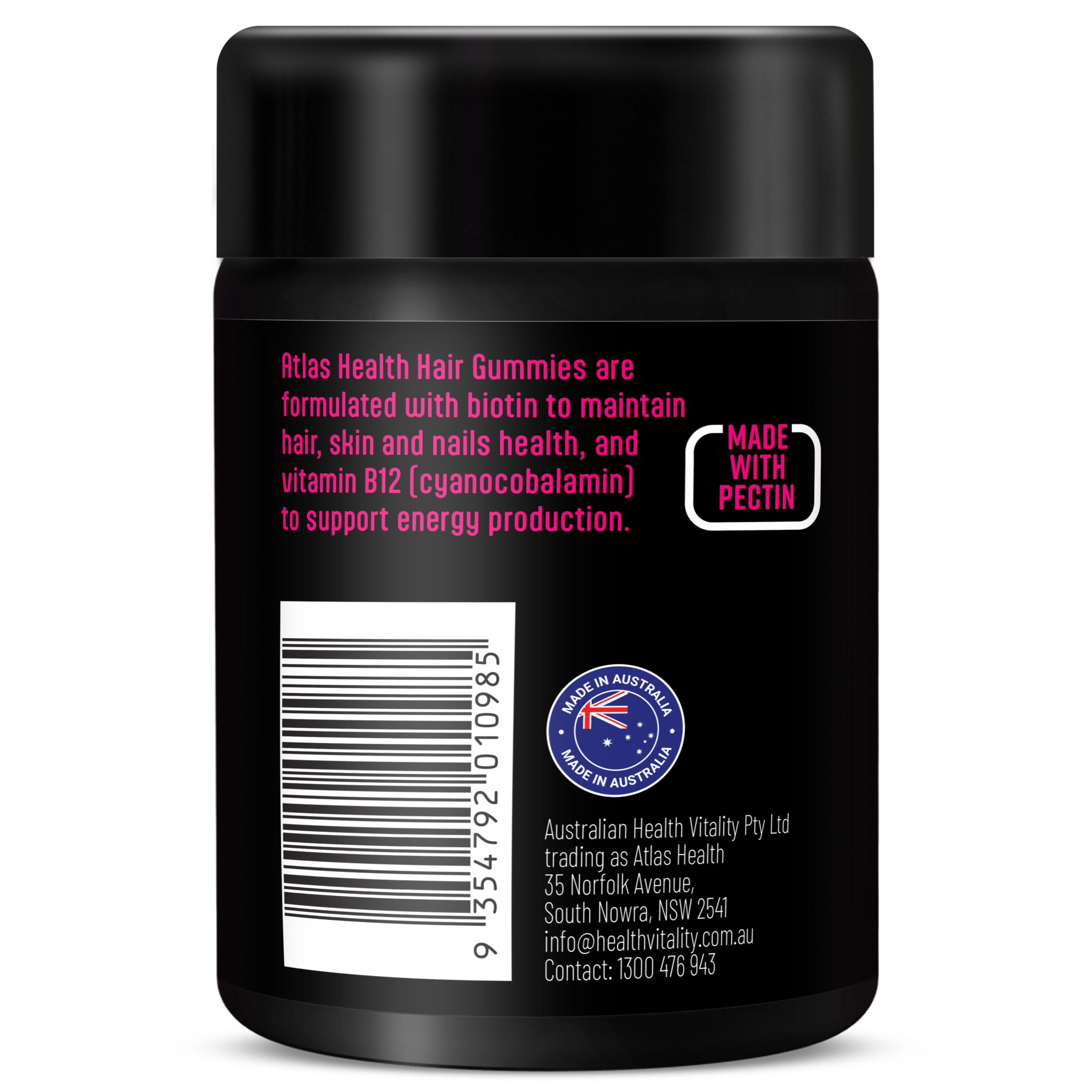 Atlas Men's Hair Gummies 50 each - Image 2