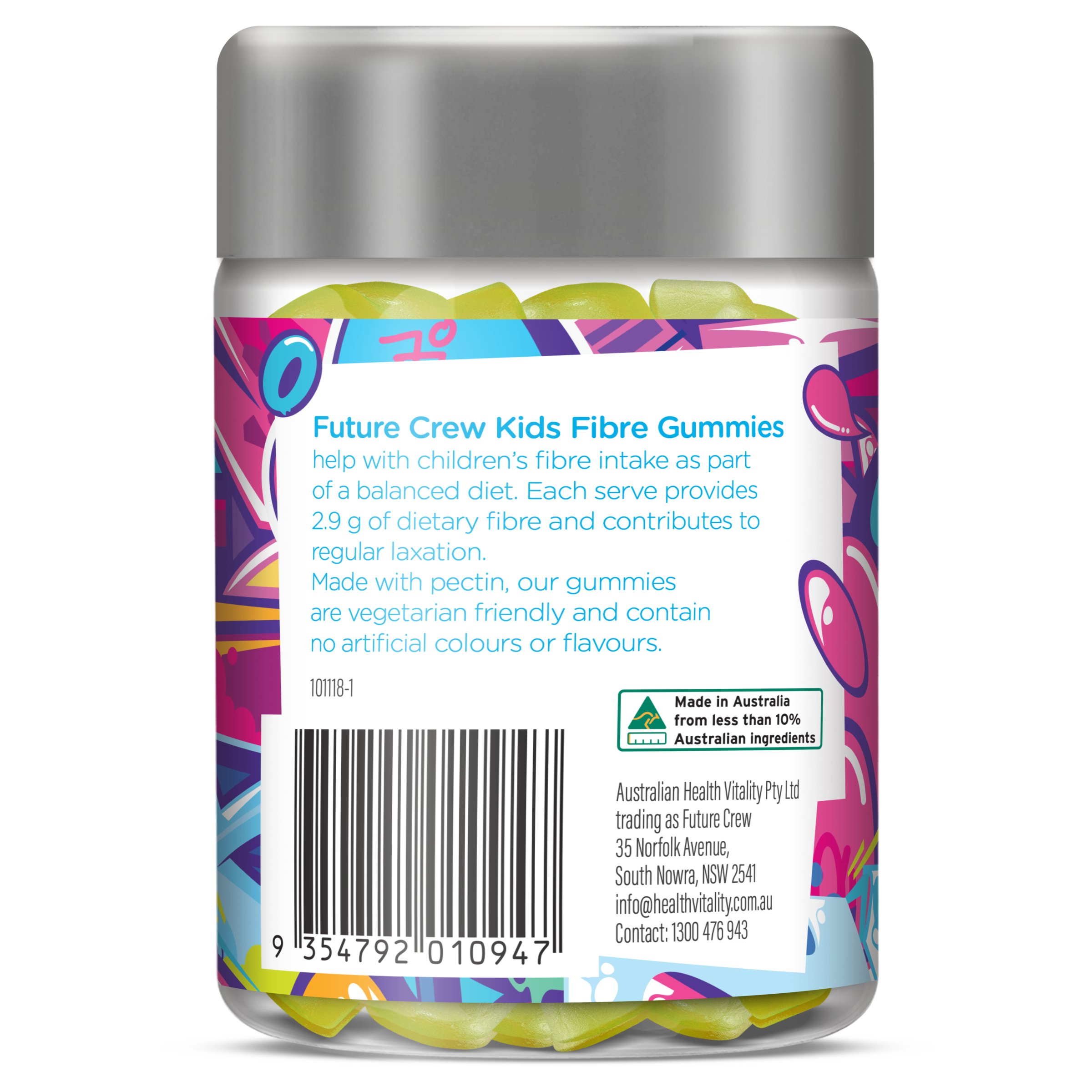 Future Crew Kids Fibre Gummies 60 gummies - Image 2