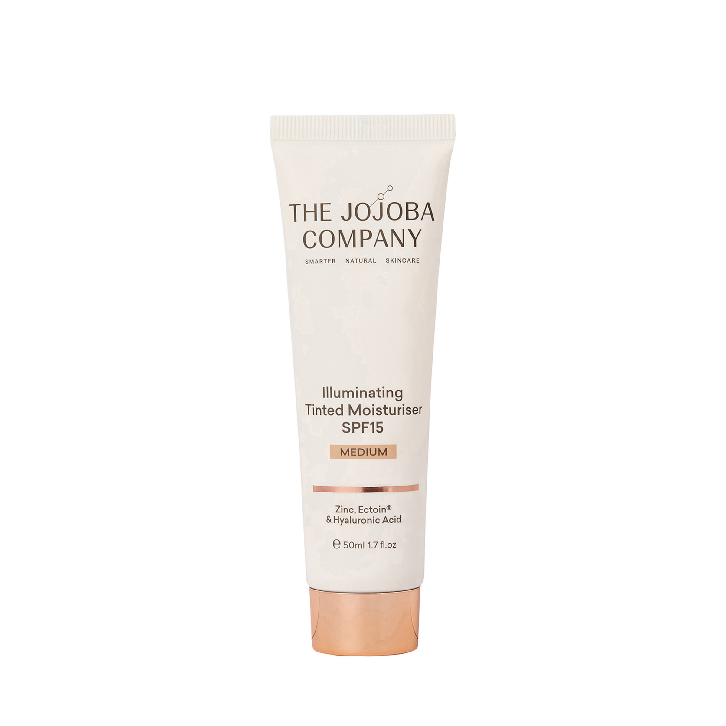 The Jojoba Company Illuminating Tinted Moisturiser SPF15 Shade Medium 50ml - Image 2