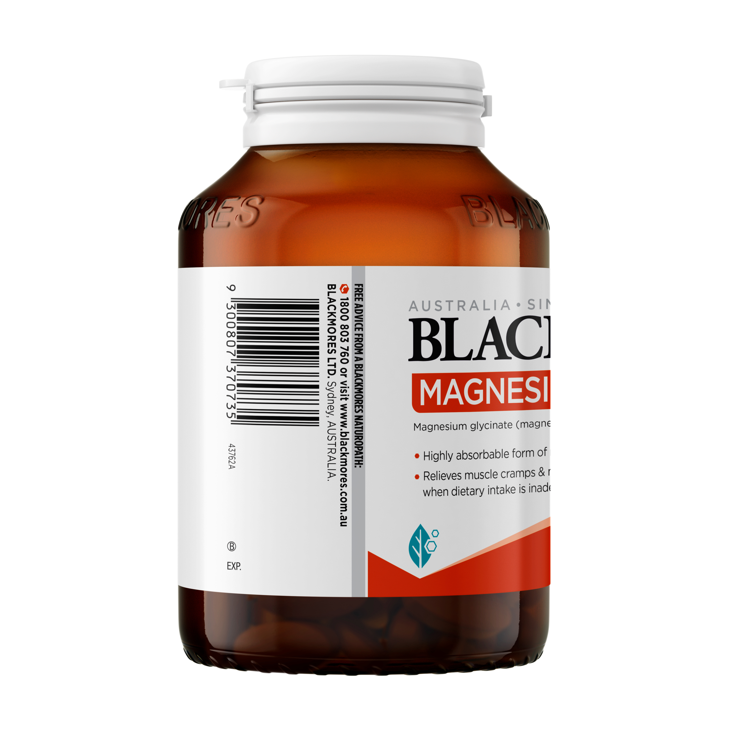 Blackmores Magnesium Glycinate 100 tablets - Image 3