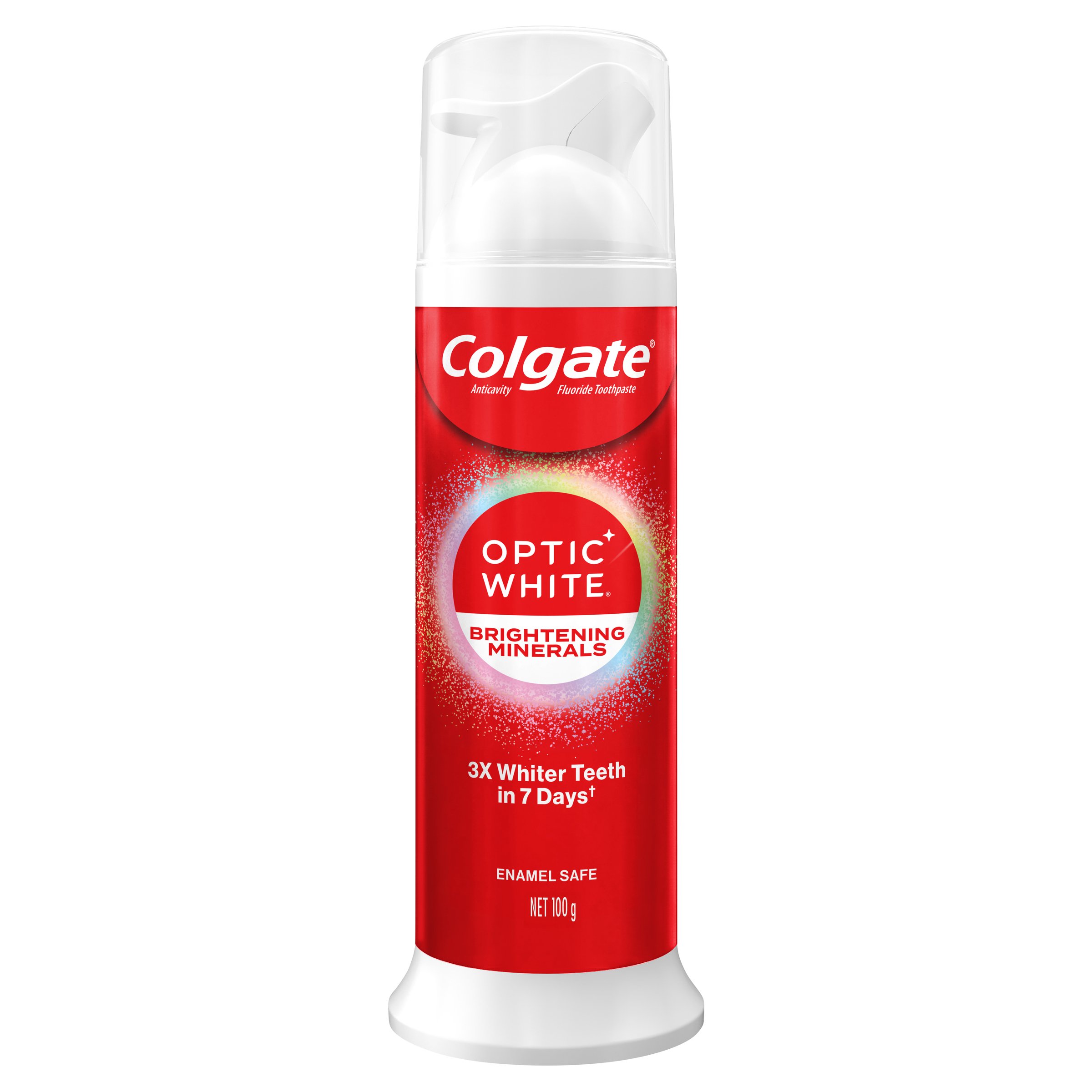 Colgate Optic White Toothpaste Pump 100g - Image 1
