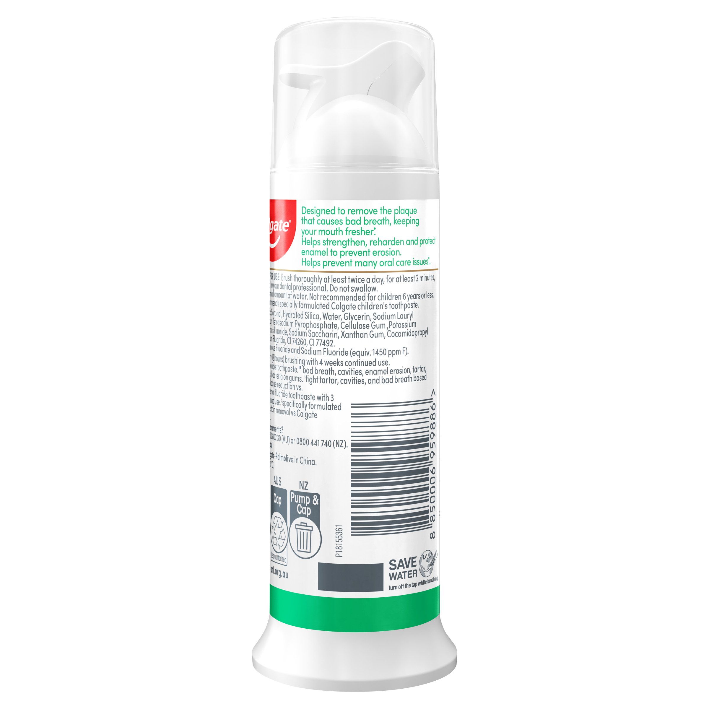 Colgate Total Toothpaste Pump 130g - Image 3