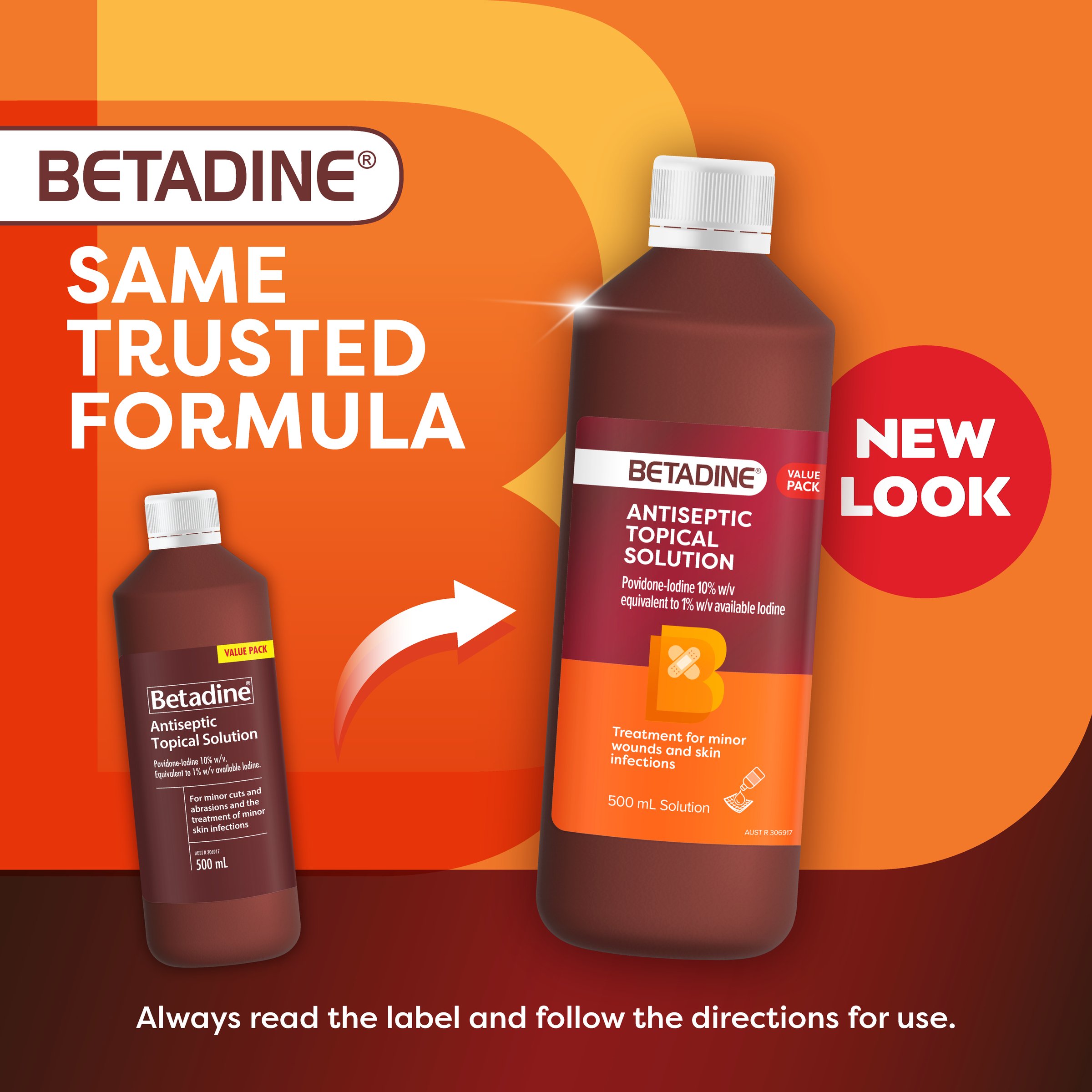 Betadine Antiseptic Topical Solution 500ml - Image 3