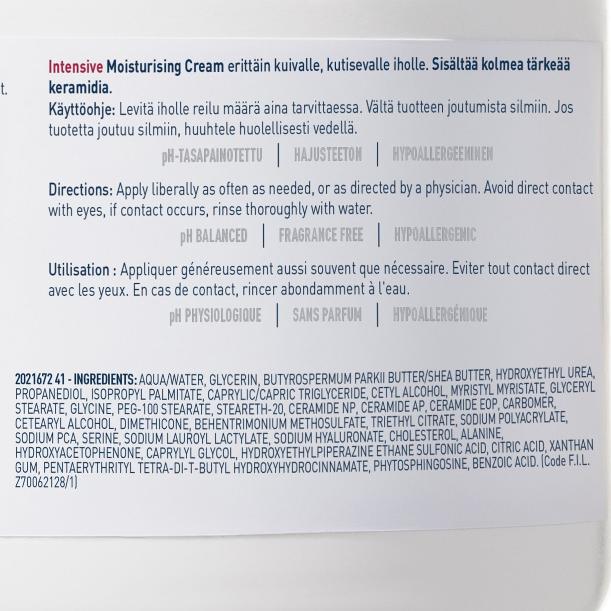 Cerave Intensive Moisturising Cream 340g - Image 3