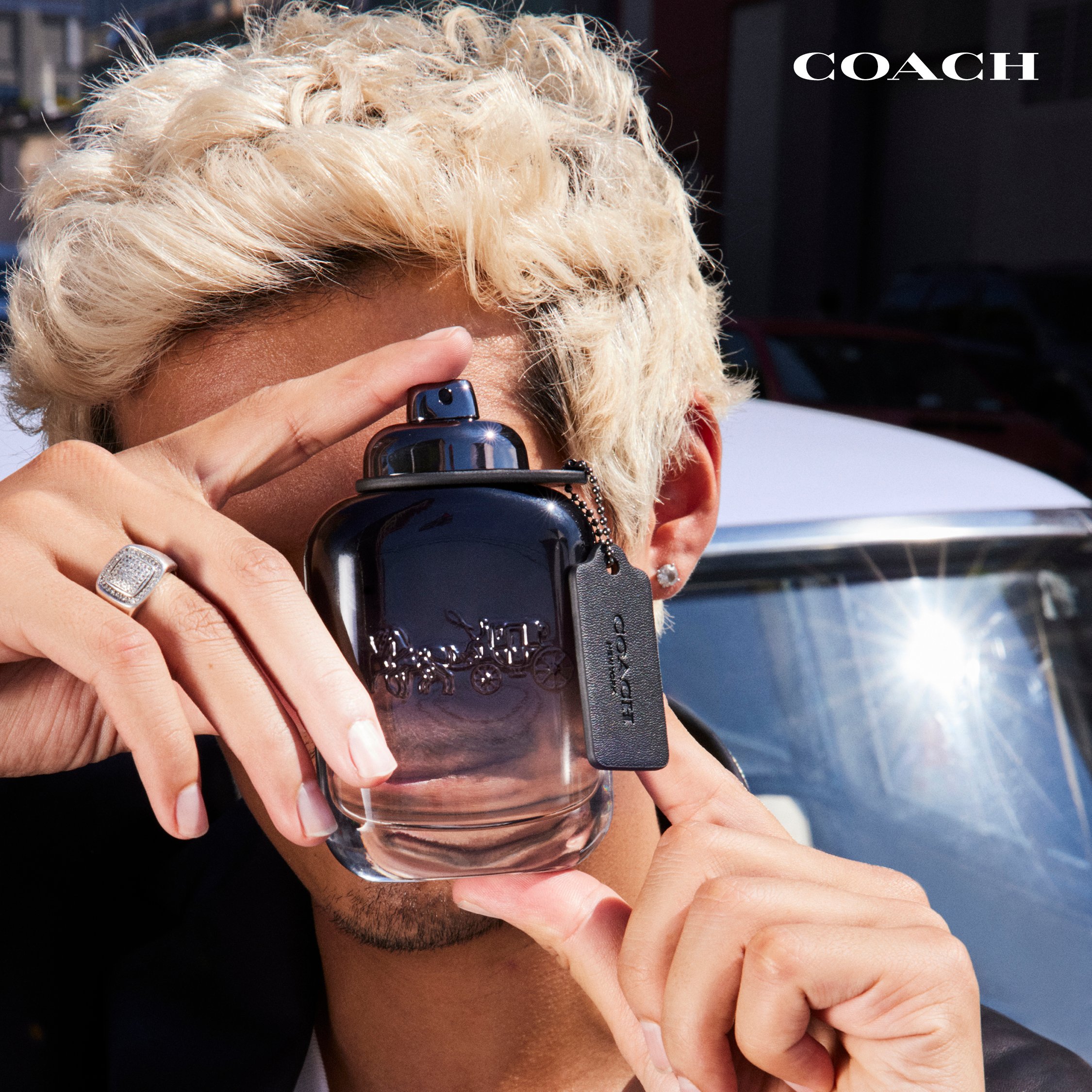 Coach Man Pure Platinum Parfum Spray 100ml - Image 5