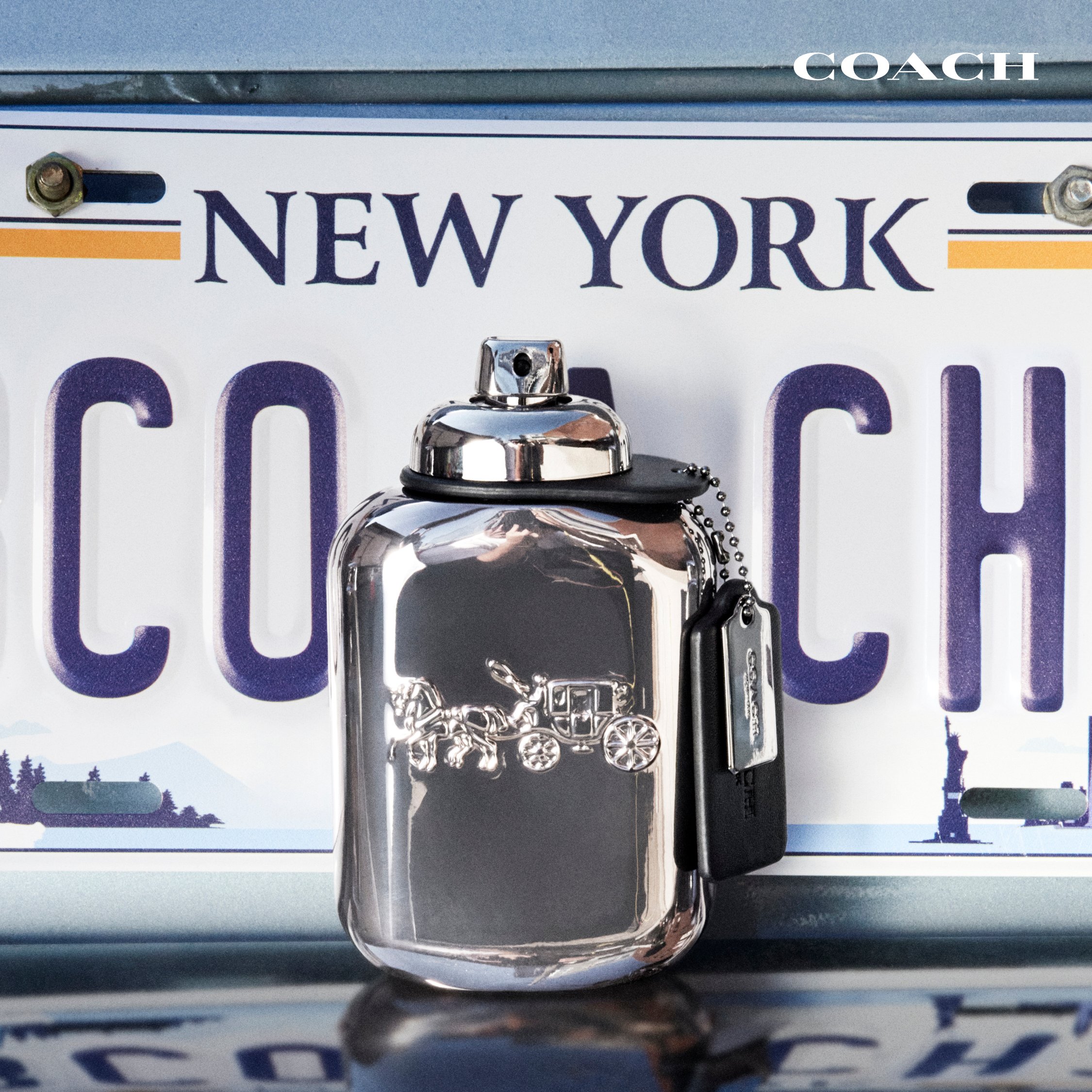 Coach Man Pure Platinum Parfum Spray 100ml - Image 3