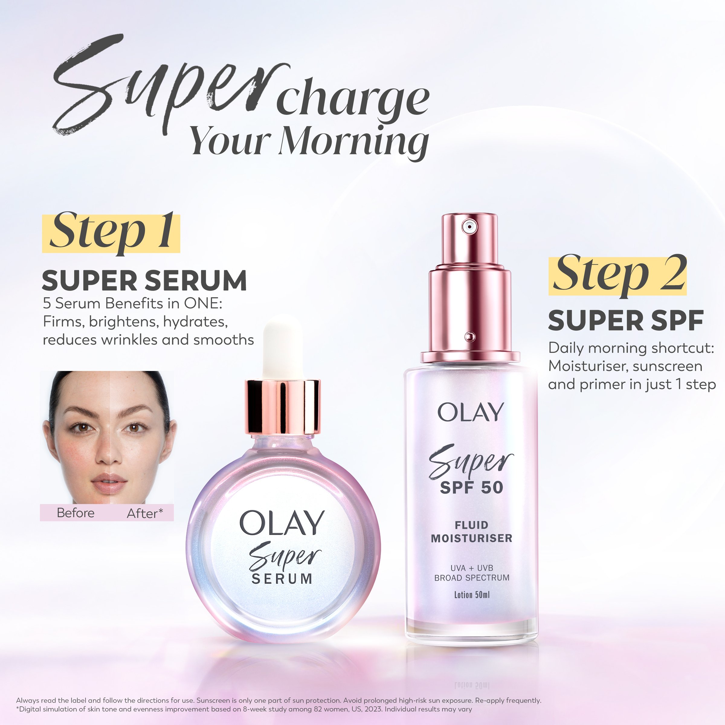 Olay Super SPF50 With Broad Spectrum Protection UVA & UVB 50ml - Image 6