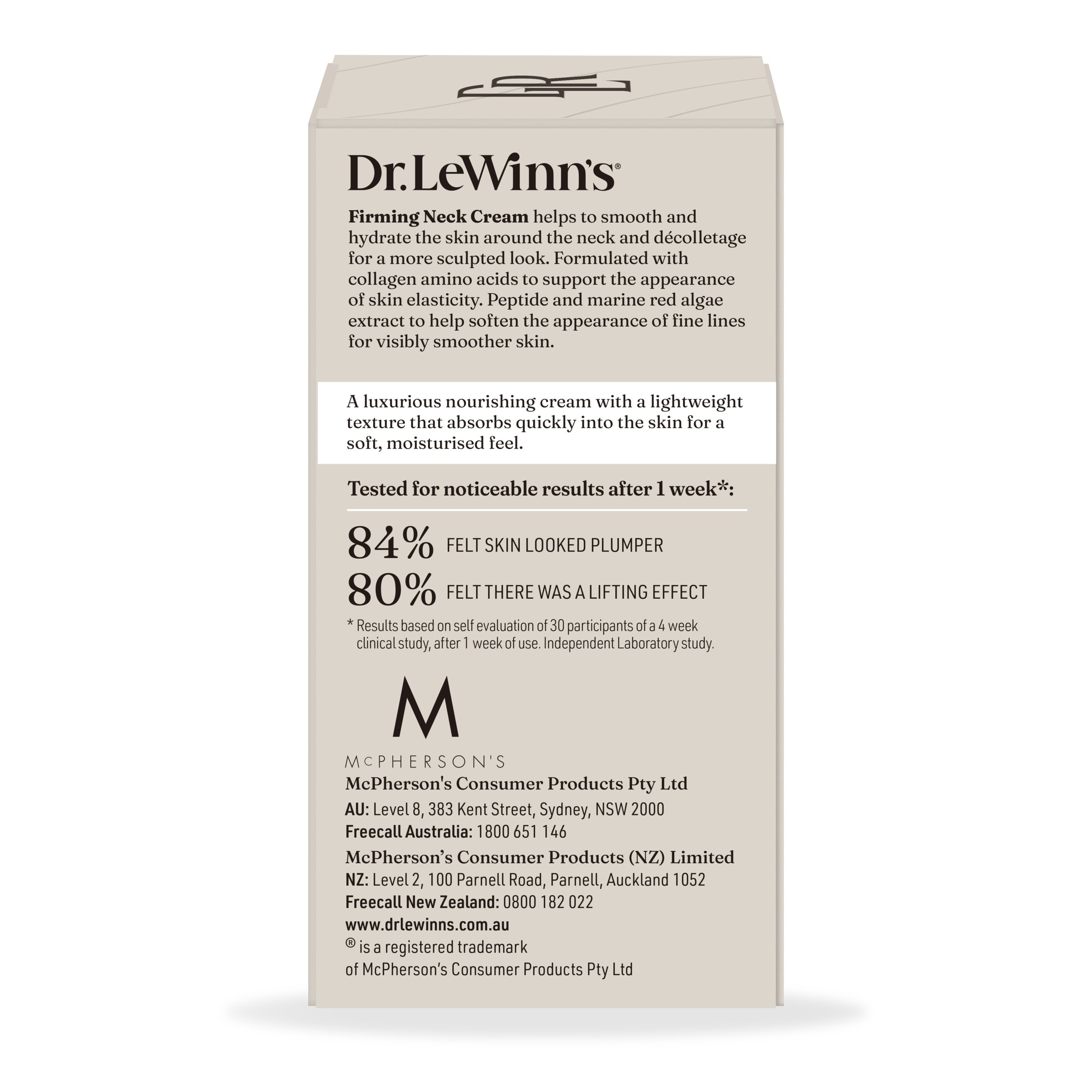 Dr. Lewinn's Neck Cream 50ml - Image 3