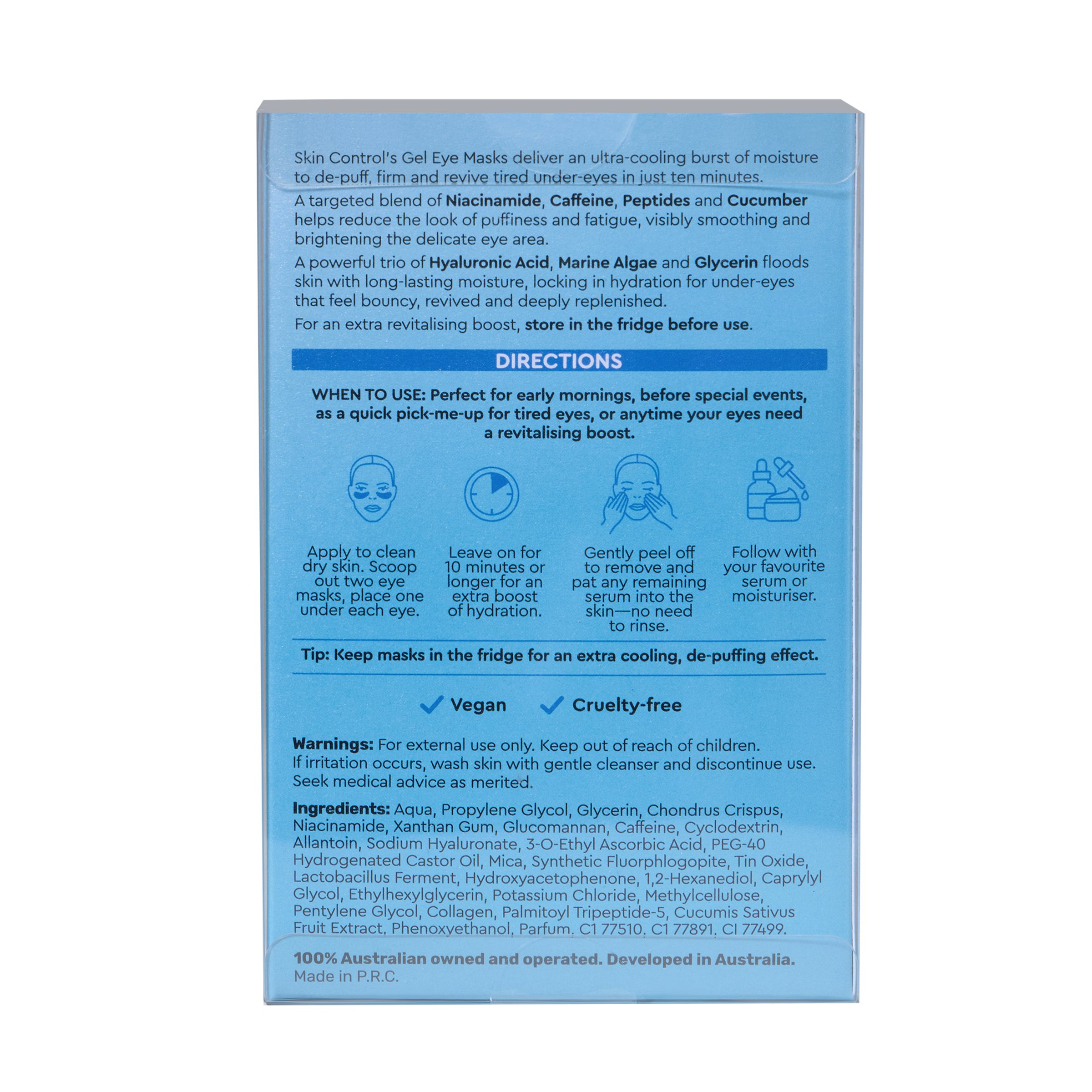 Skin Control Everyday Instant Hydration Eye Masks - Image 2