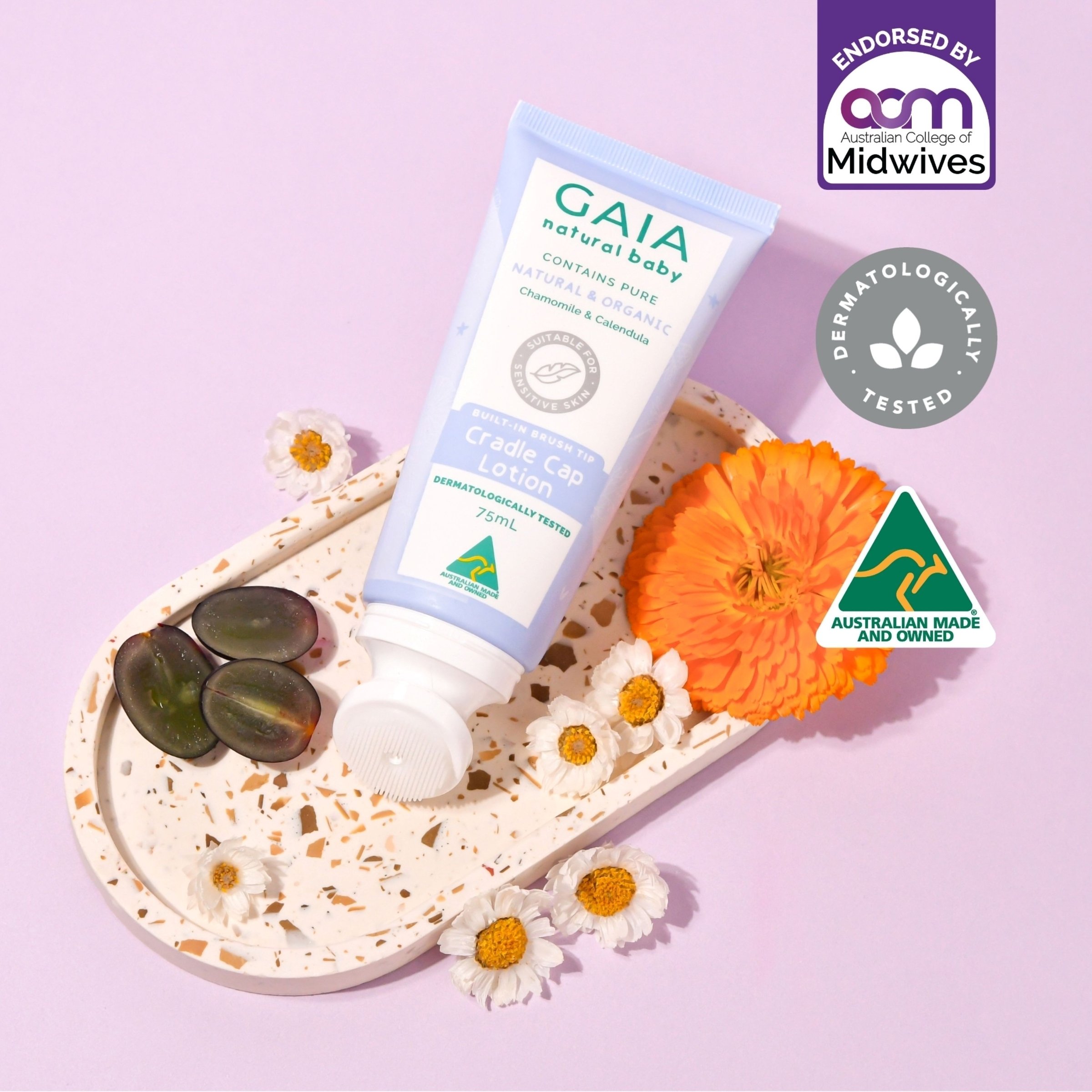 Gaia Natural Baby Cradle Cap Lotion 75ml - Image 8