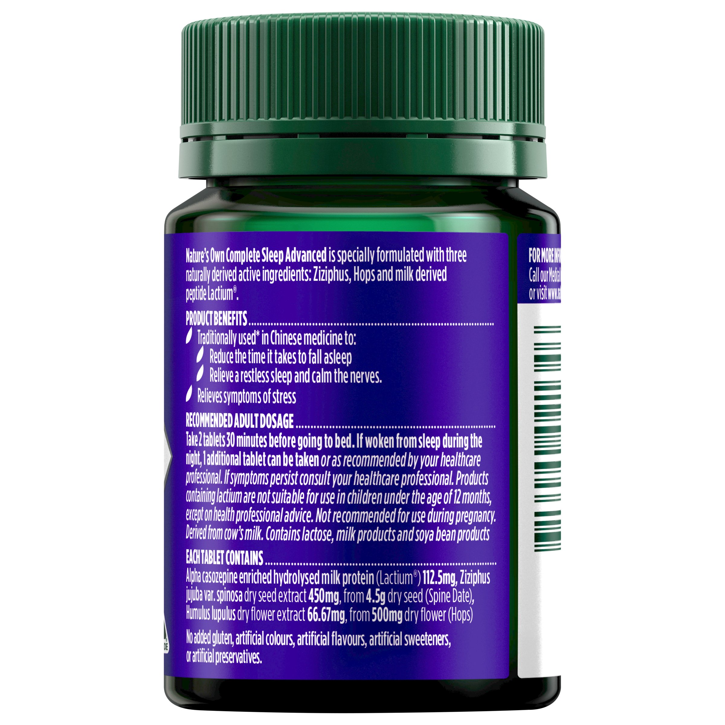 Nature's Own Complete Sleep Advanced 40 tablets - Image 2