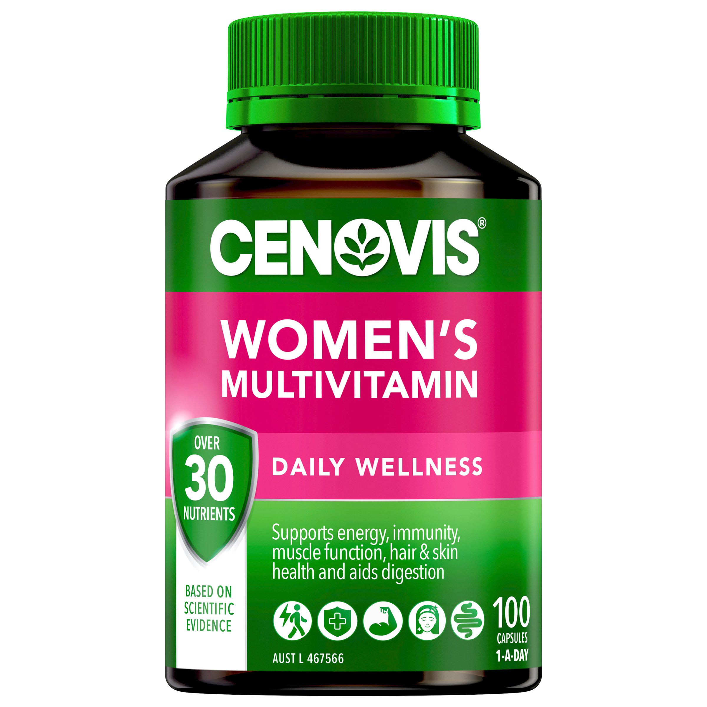 Cenovis Cen Womens Multi Once Daily 100 soft gel capsules - Image 1