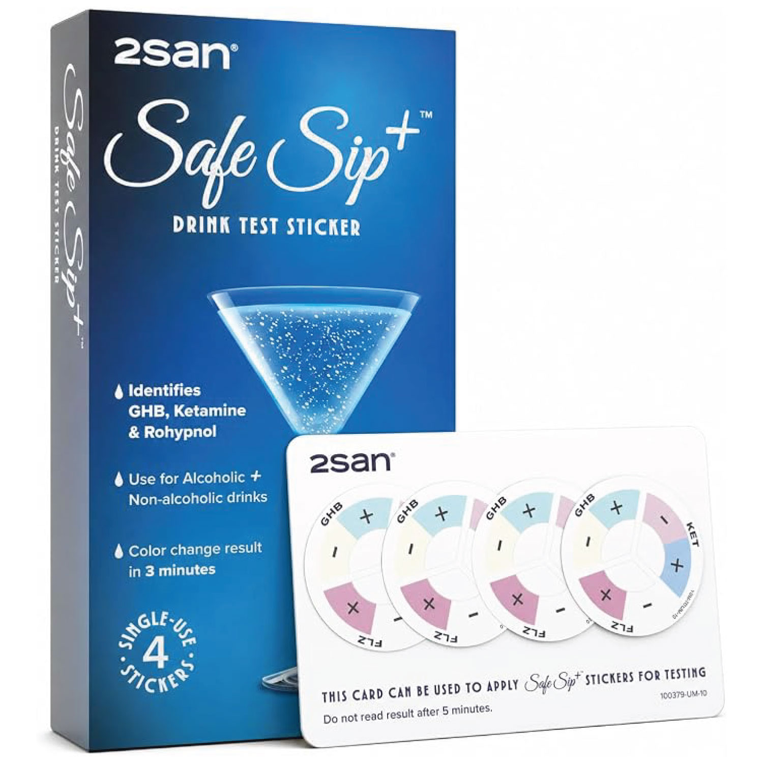 2San Safesip+ Drink Spike Test 4 pack - Image 1