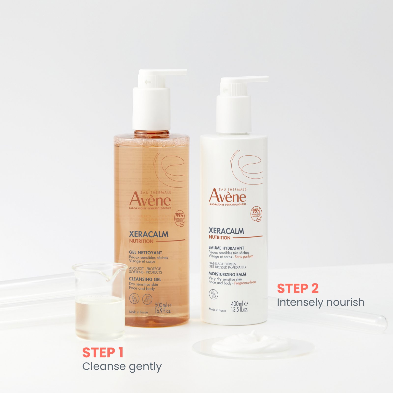 Avene Xeracalm Nutrition Cleansing Gel 500ml - Image 3