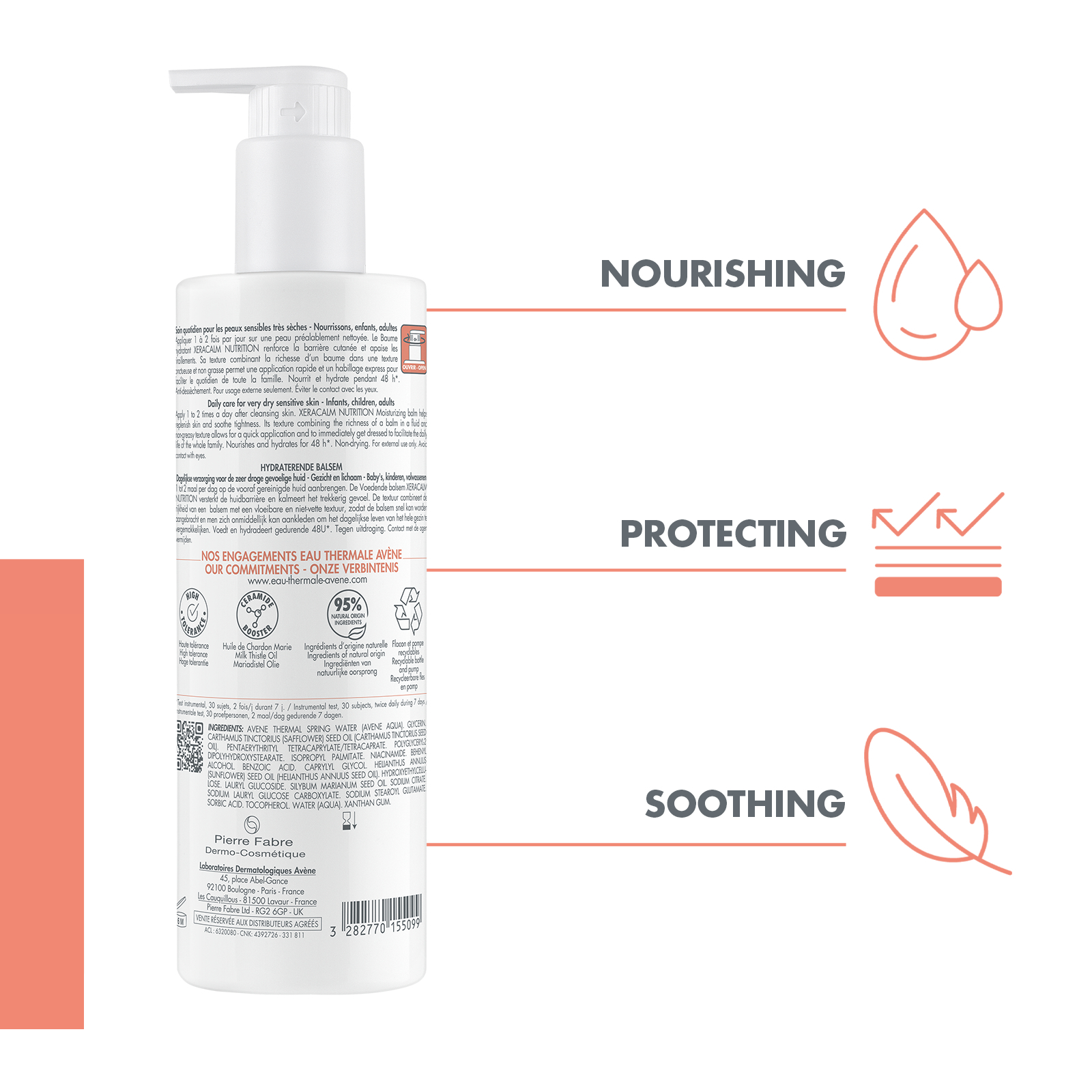 Avene Xeracalm Nutrition Moisturising Balm 400ml - Image 5