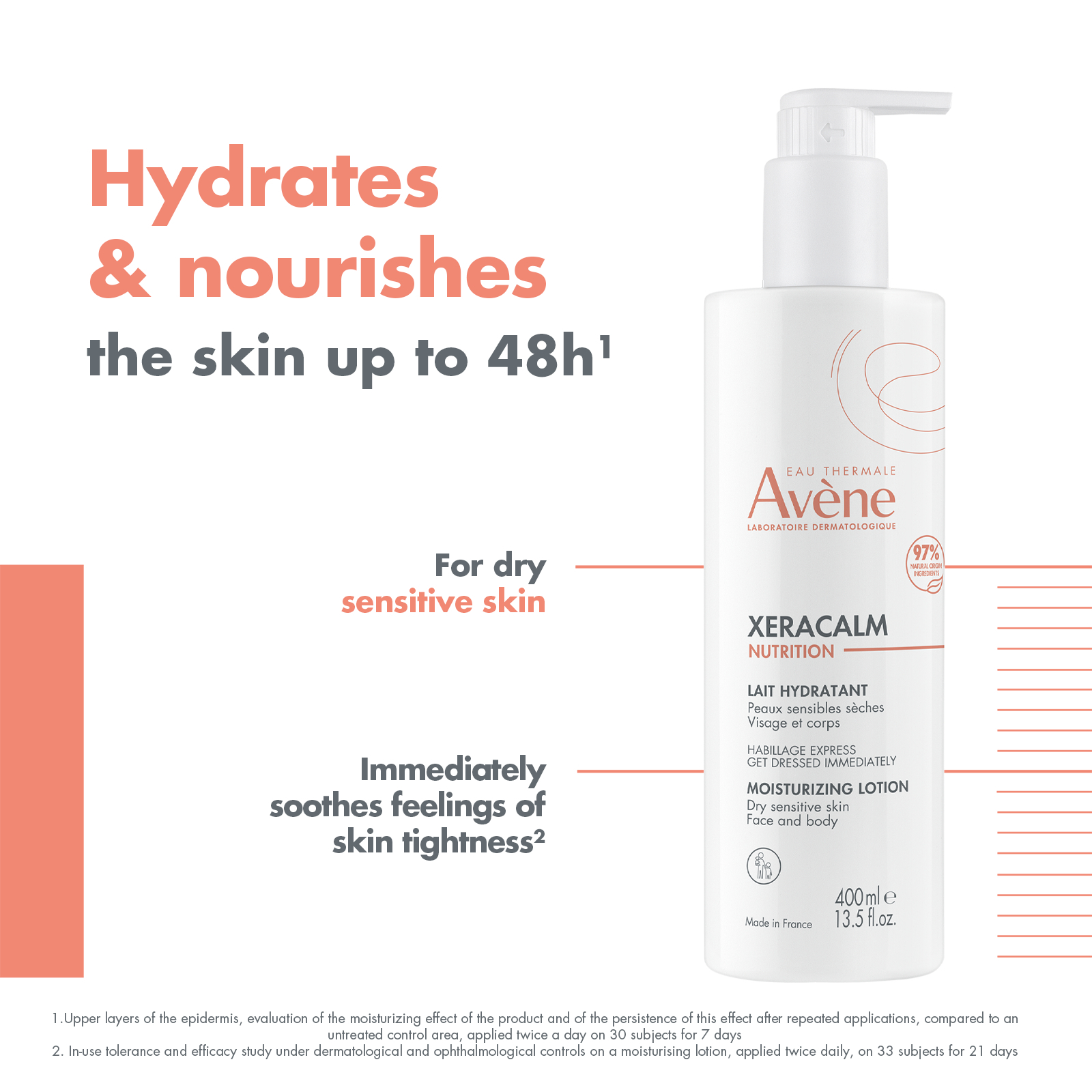 Avene Xeracalm Nutrition Moisturising Lotion 400ml - Image 4