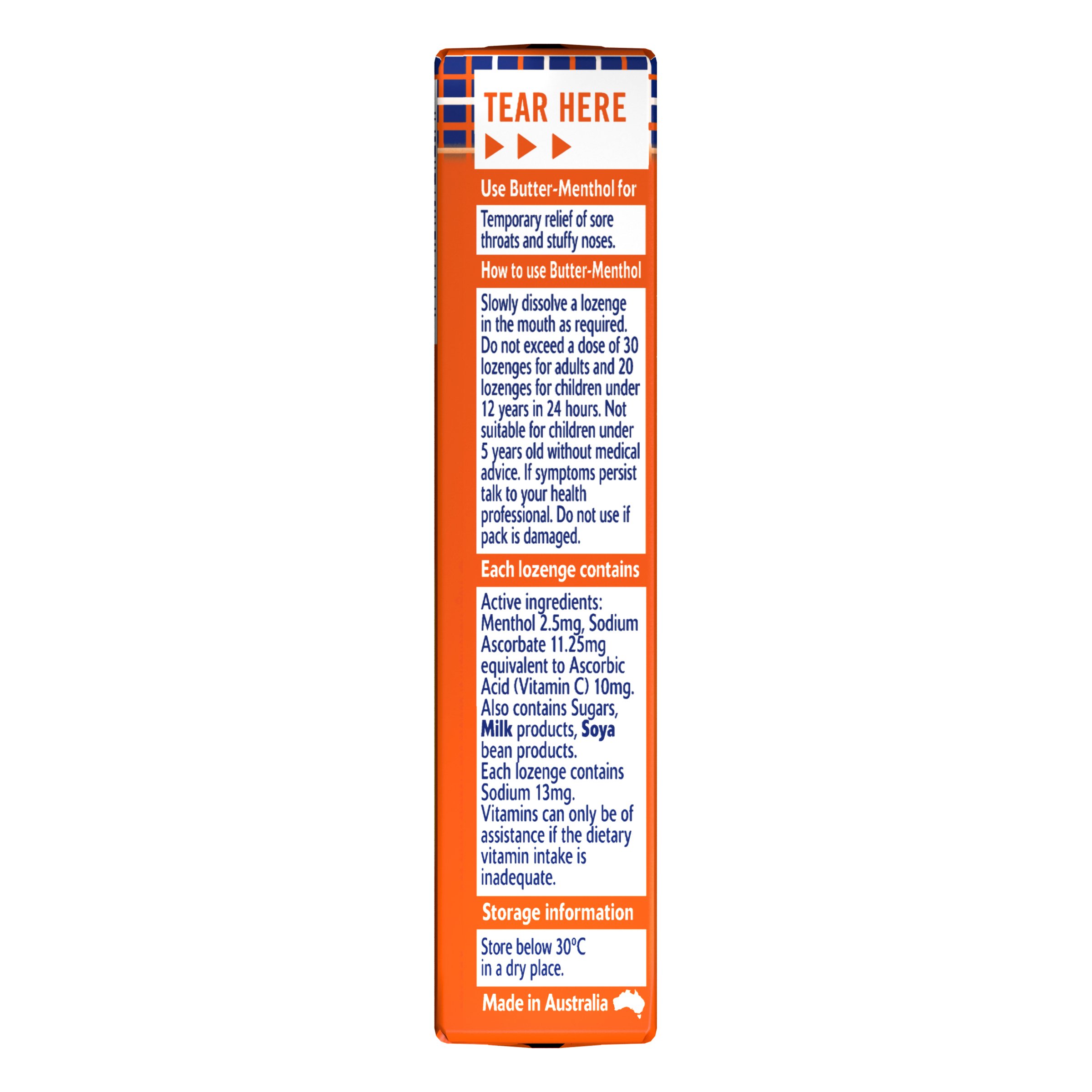 Butter Menthol Original 10 lozenges - Image 2