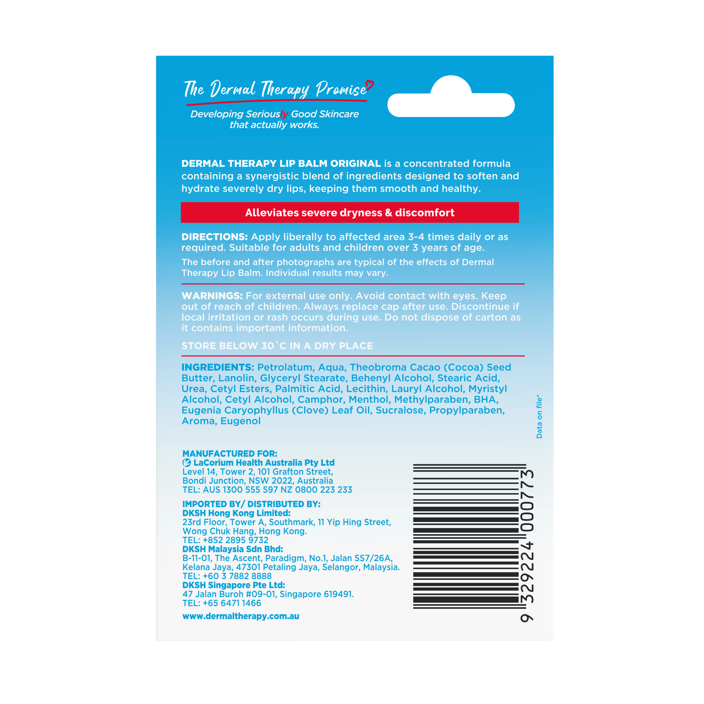 Dermal Therapy Lip Balm 10g - Image 2