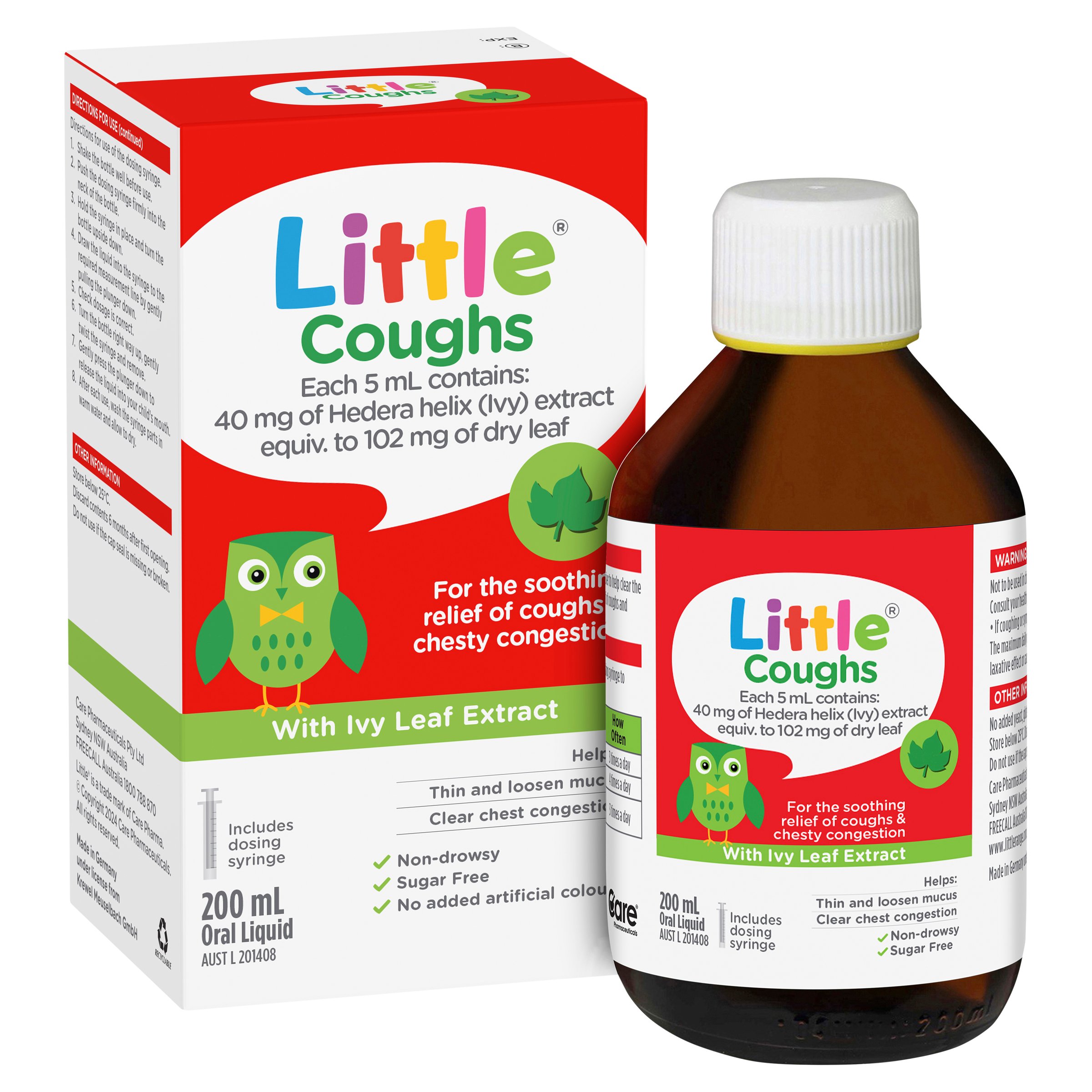 Little Coughs For Coughs & Chesty Congestion Relief 200ml - Image 6