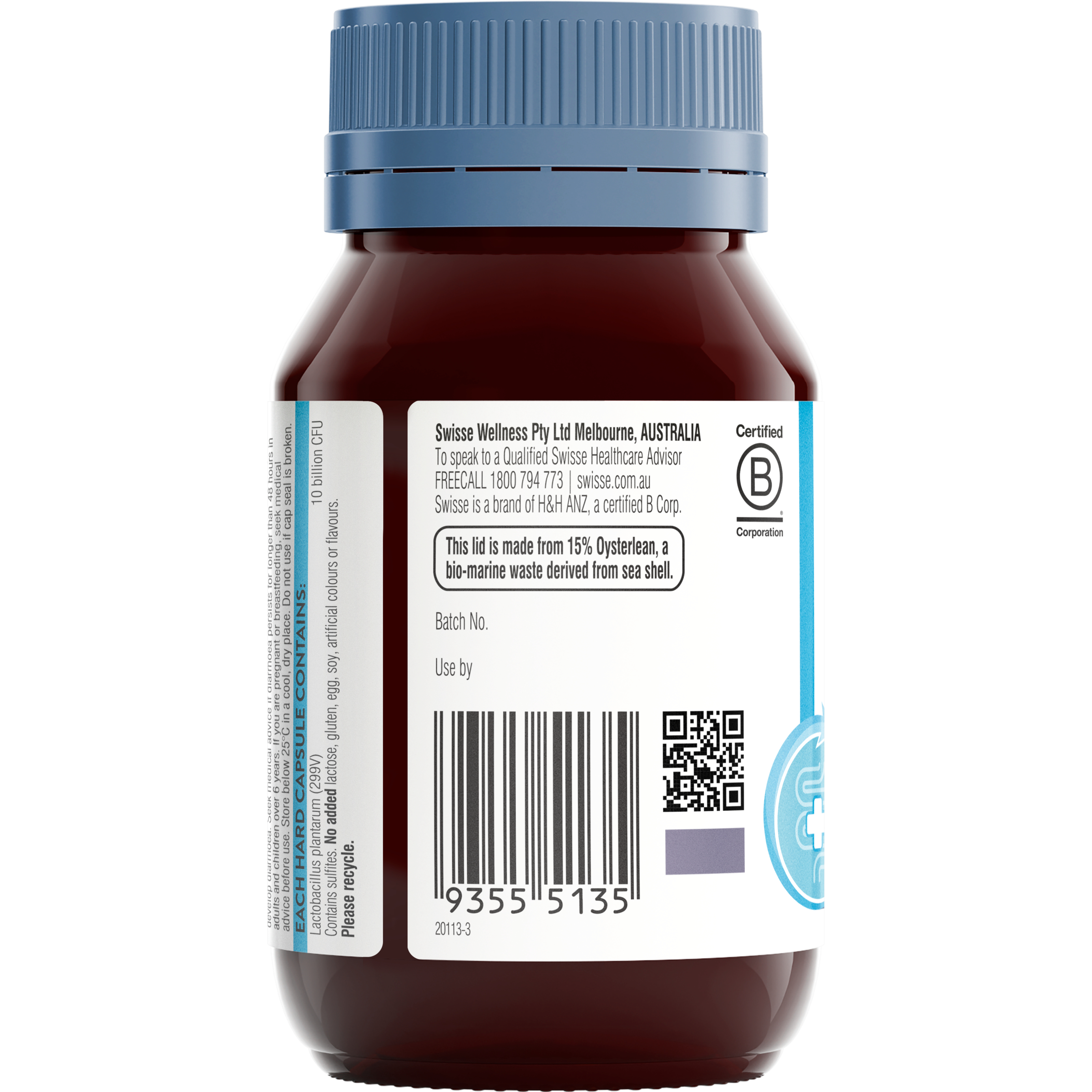 Swisse Ultibiotic Daily IBS Probiotic 30 capsules - Image 3