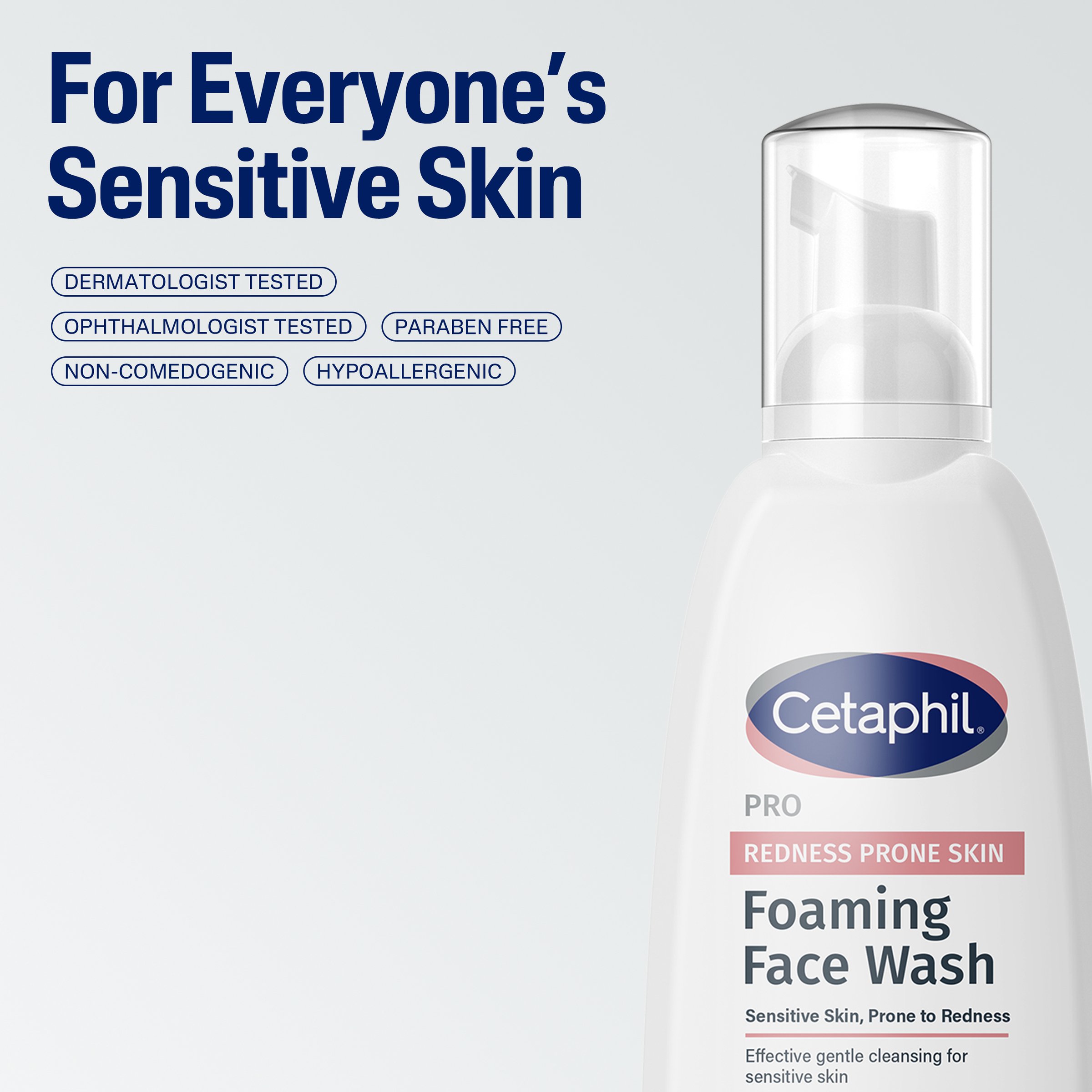 Cetaphil Pro Redness Prone Skin Foaming Face Wash 236ml - Image 9