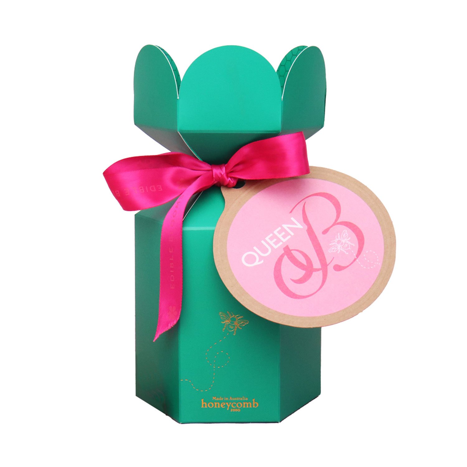 Edible Blooms Chocolate Coated Honeycomb Gift Box 1 each